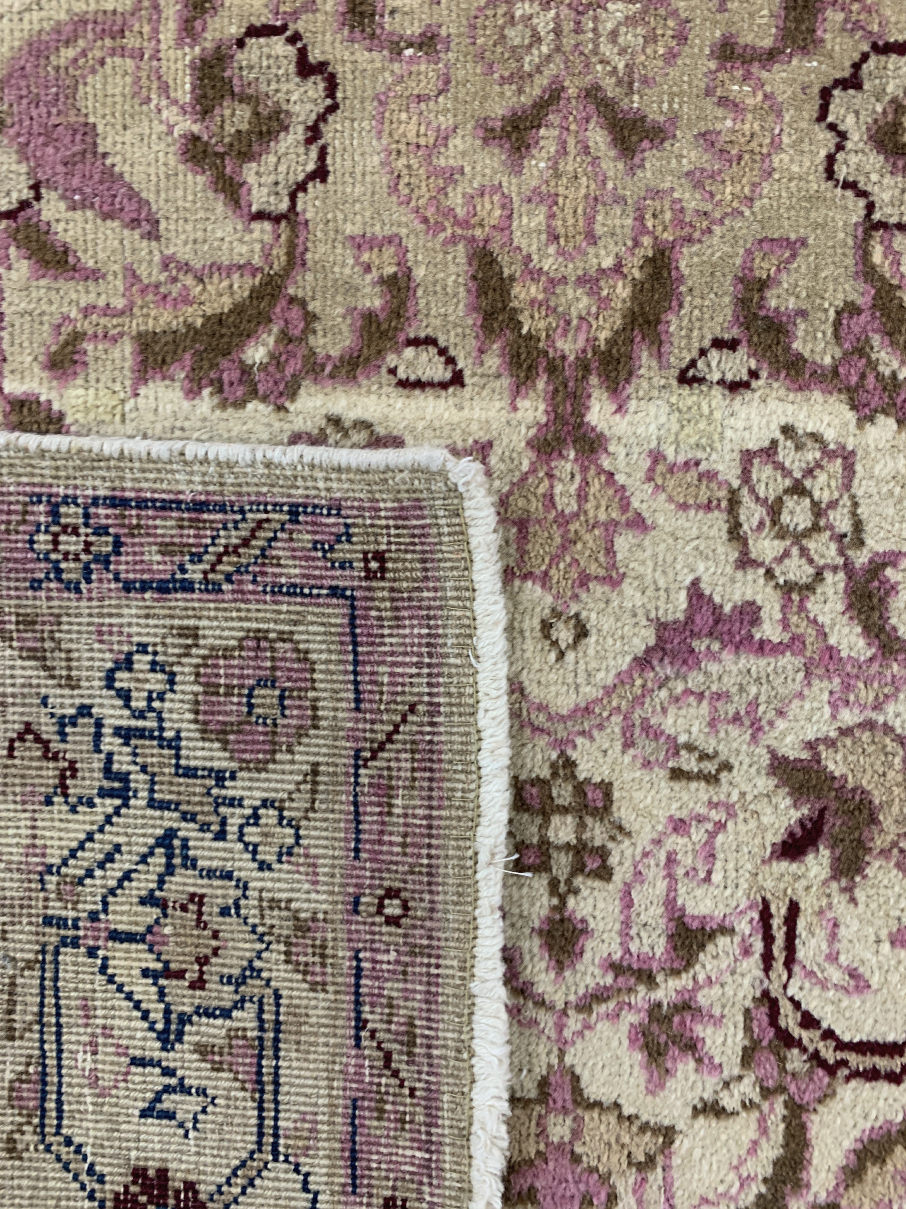 Detail f: Agra antik, Indien, um 1900, Wolle auf Baumwolle, ca. 240 x 125 cm, gereinigt, EHZ: 2