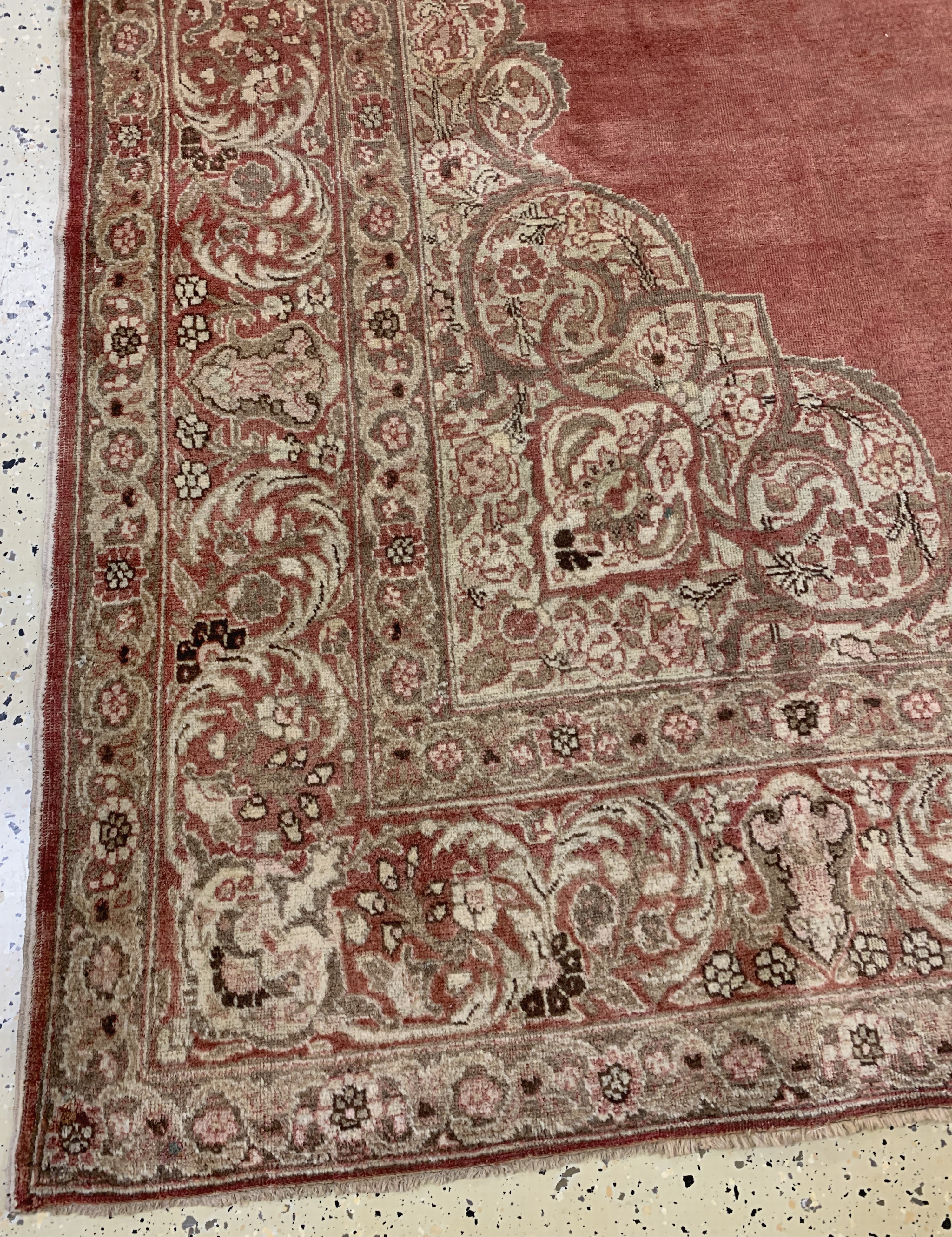 Detail c: Täbriz"Hadji-Jalili"antik, Persien, 19.Jhd,Wolle auf Baumwolle, ca. 343 x 230 cm, gereinigt, EHZ: 2-3