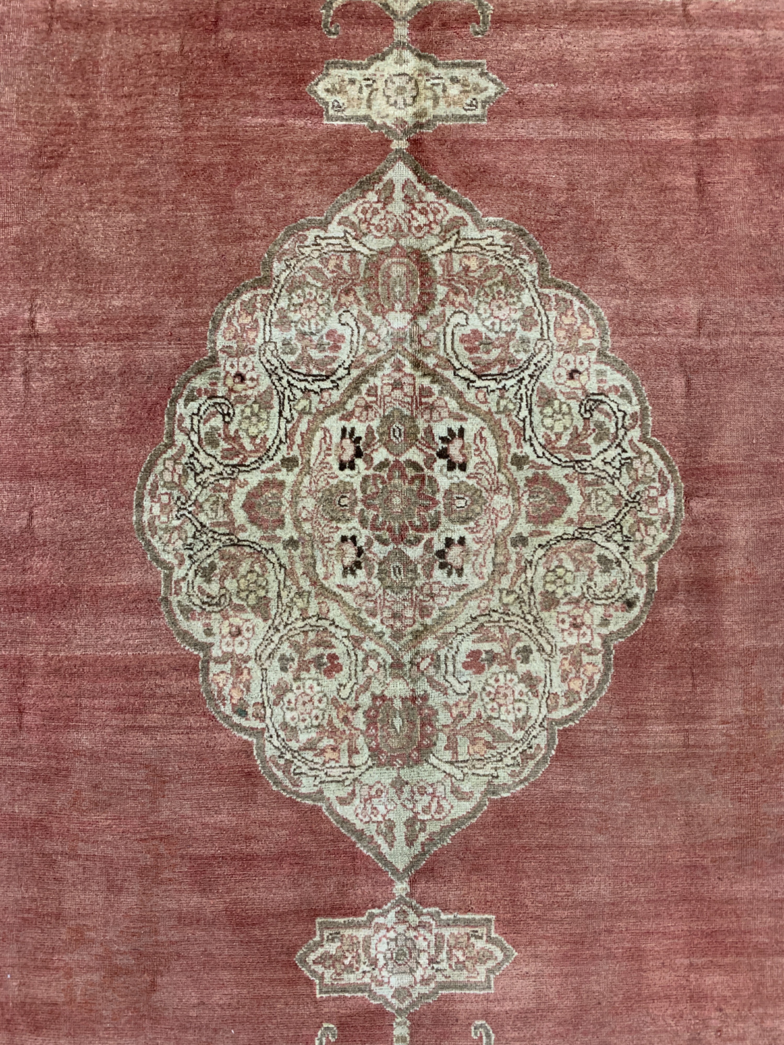 Detail e: Täbriz"Hadji-Jalili"antik, Persien, 19.Jhd,Wolle auf Baumwolle, ca. 343 x 230 cm, gereinigt, EHZ: 2-3
