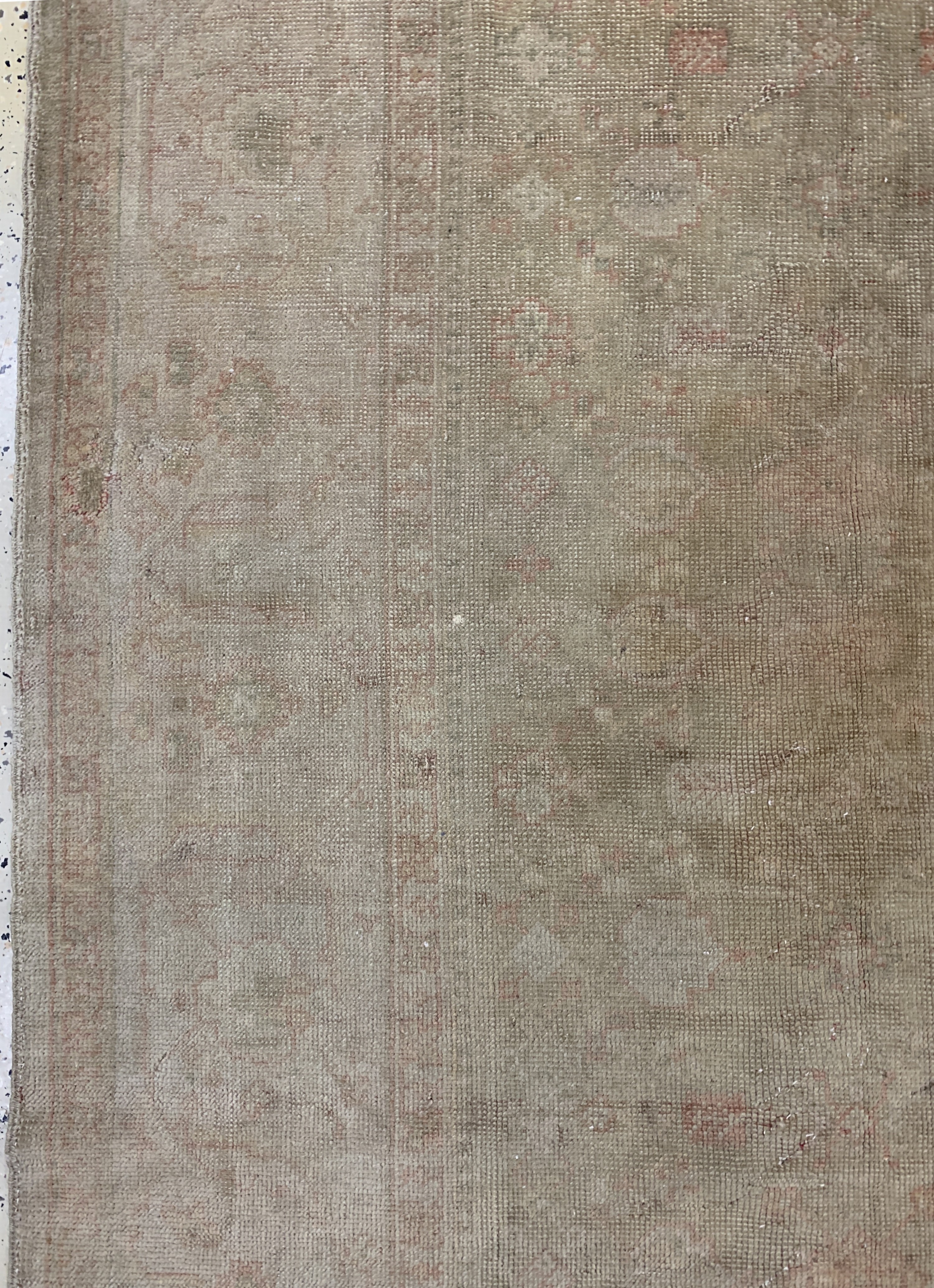 Detail d: Uschak antik, Türkei, 19.Jhd, Wolle auf Wolle, ca. 340 x 255 cm, EHZ: 3, (restauriert)
