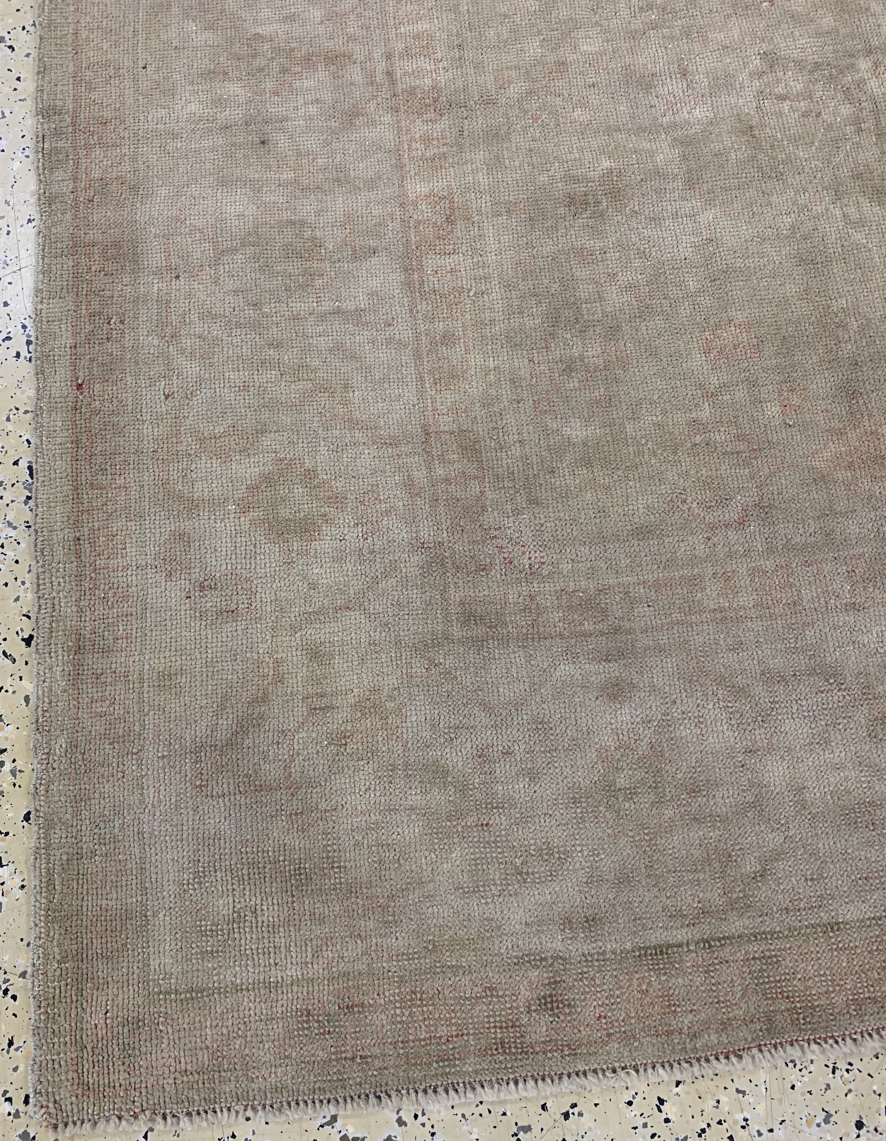 Detail i: Uschak antik, Türkei, 19.Jhd, Wolle auf Wolle, ca. 340 x 255 cm, EHZ: 3, (restauriert)