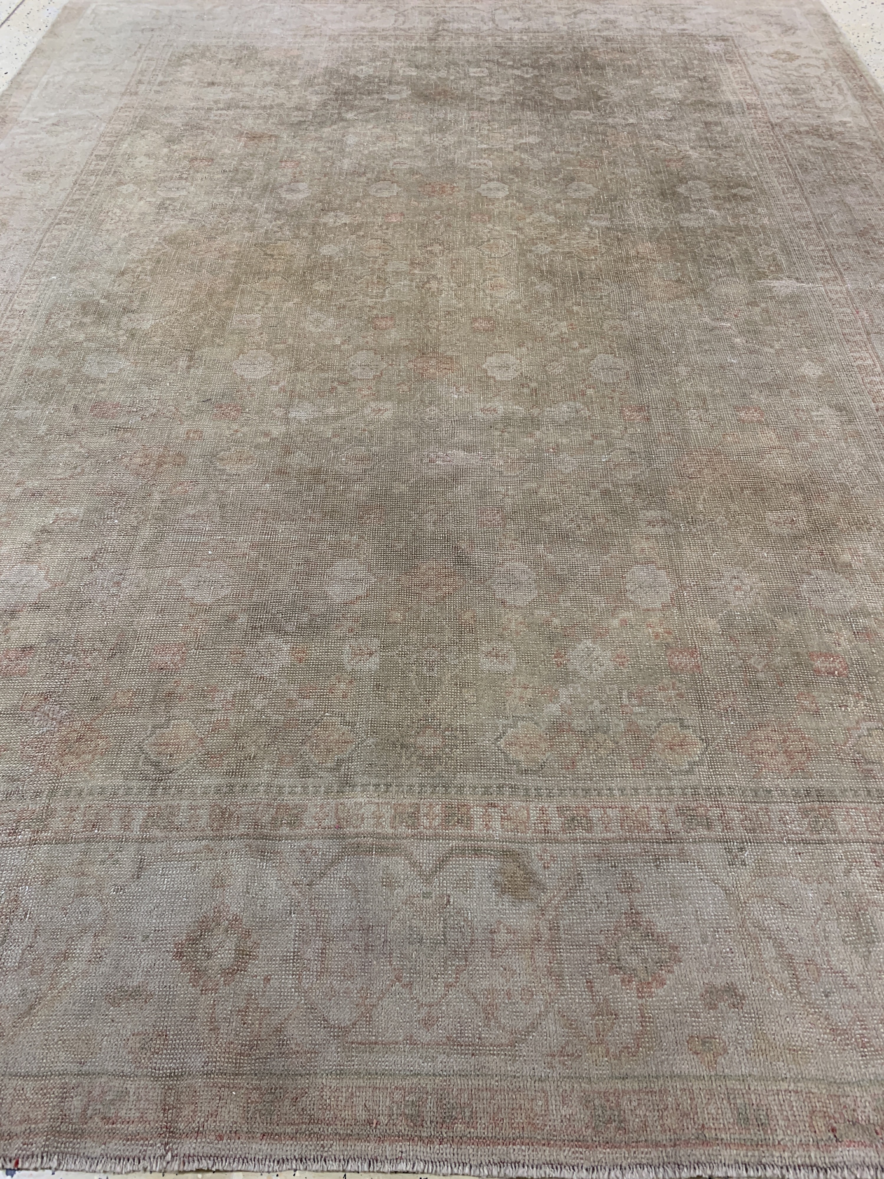 Detail j: Uschak antik, Türkei, 19.Jhd, Wolle auf Wolle, ca. 340 x 255 cm, EHZ: 3, (restauriert)