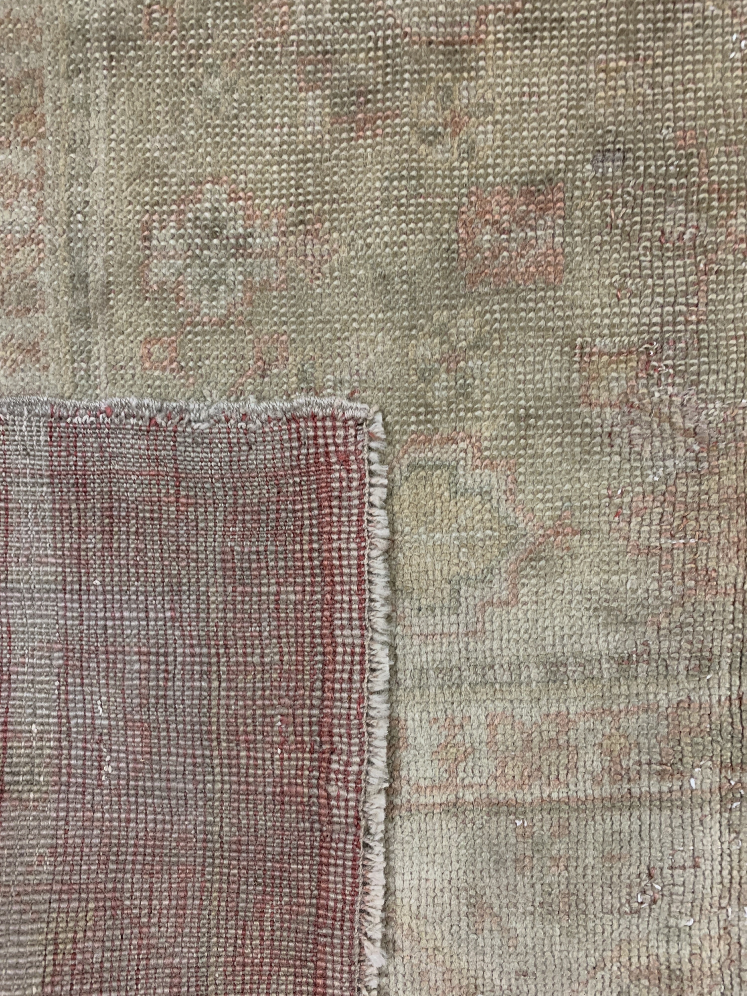 Detail k: Uschak antik, Türkei, 19.Jhd, Wolle auf Wolle, ca. 340 x 255 cm, EHZ: 3, (restauriert)