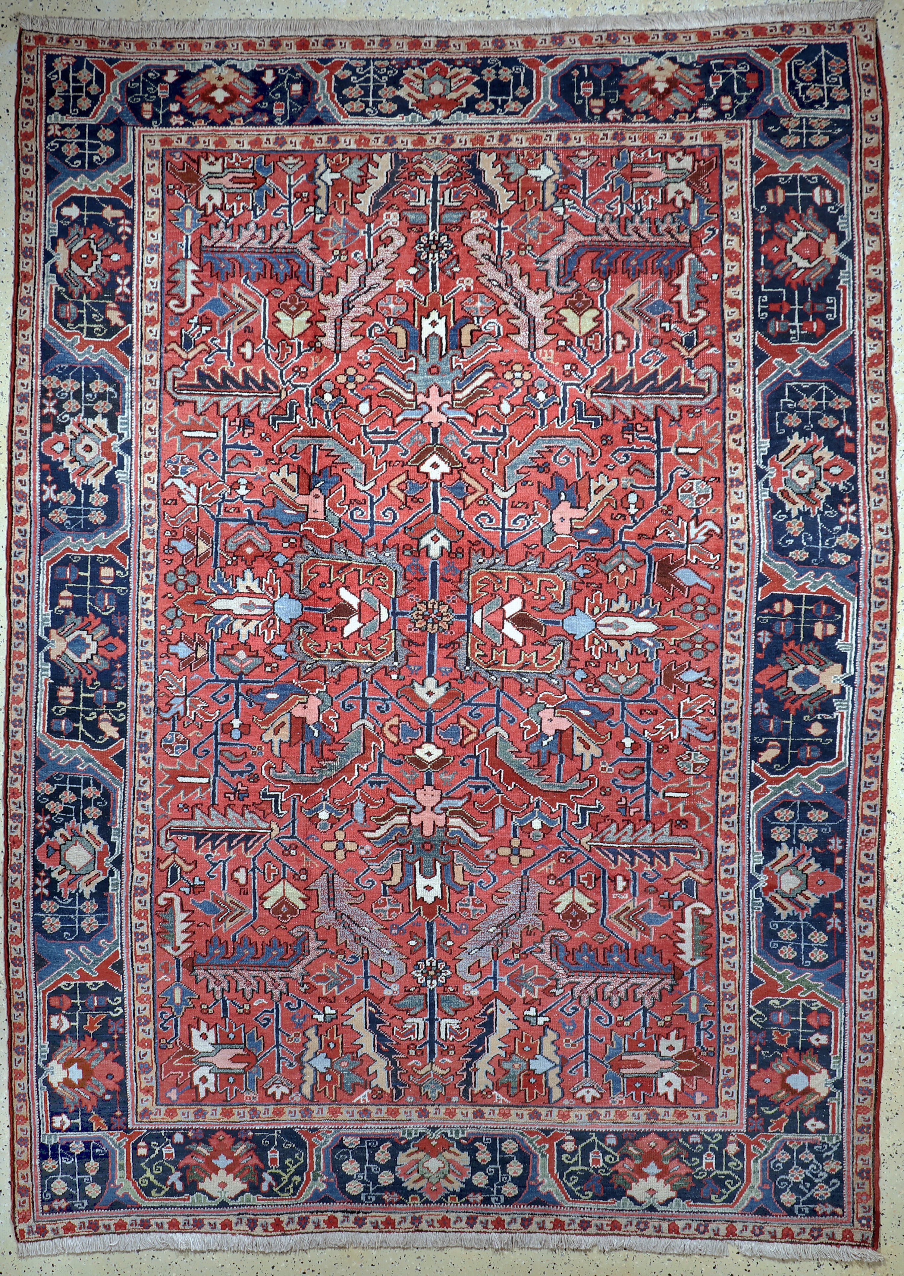 Image 27112514 - Heriz antik, Persien, um 1900, Wolle auf Baumwolle, ca. 325 x 240 cm, gereinigt, EHZ: 2 ...