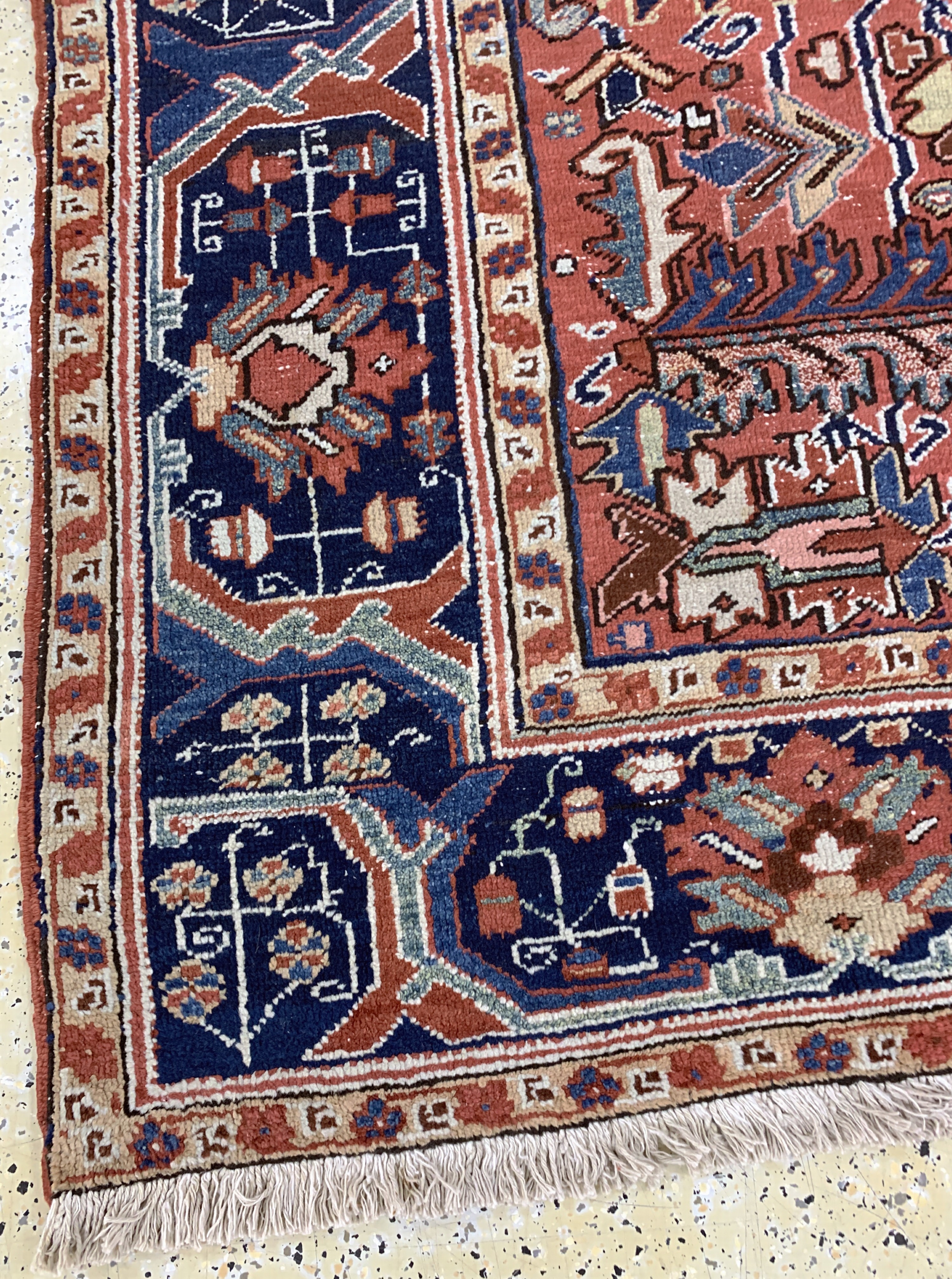 Detail i: Heriz antik, Persien, um 1900, Wolle auf Baumwolle, ca. 325 x 240 cm, gereinigt, EHZ: 2