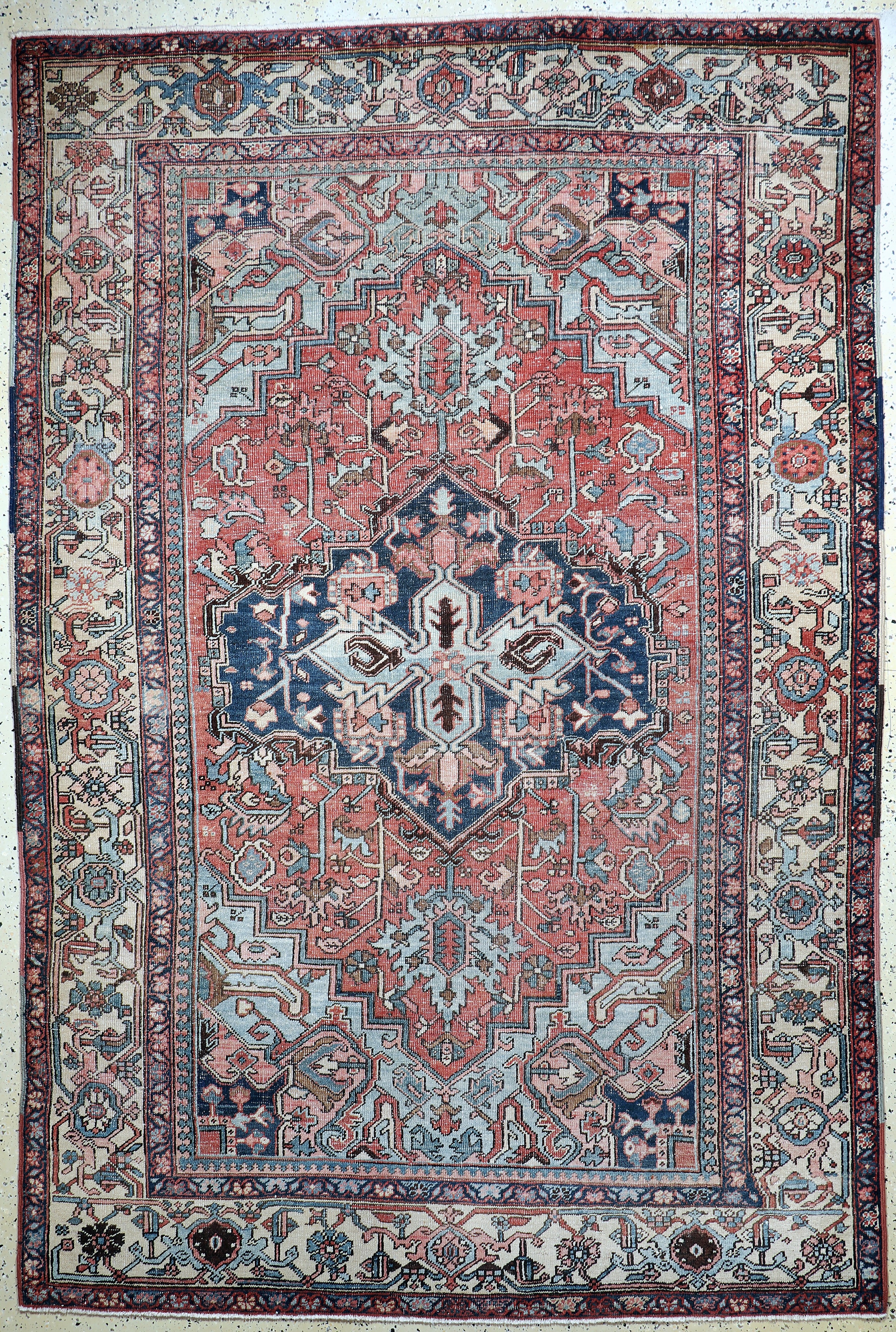 Image 27112515 - Heriz antik, Persien, um 1900, Wolle auf Baumwolle, ca. 293 x 198 cm, EHZ: 3 ...