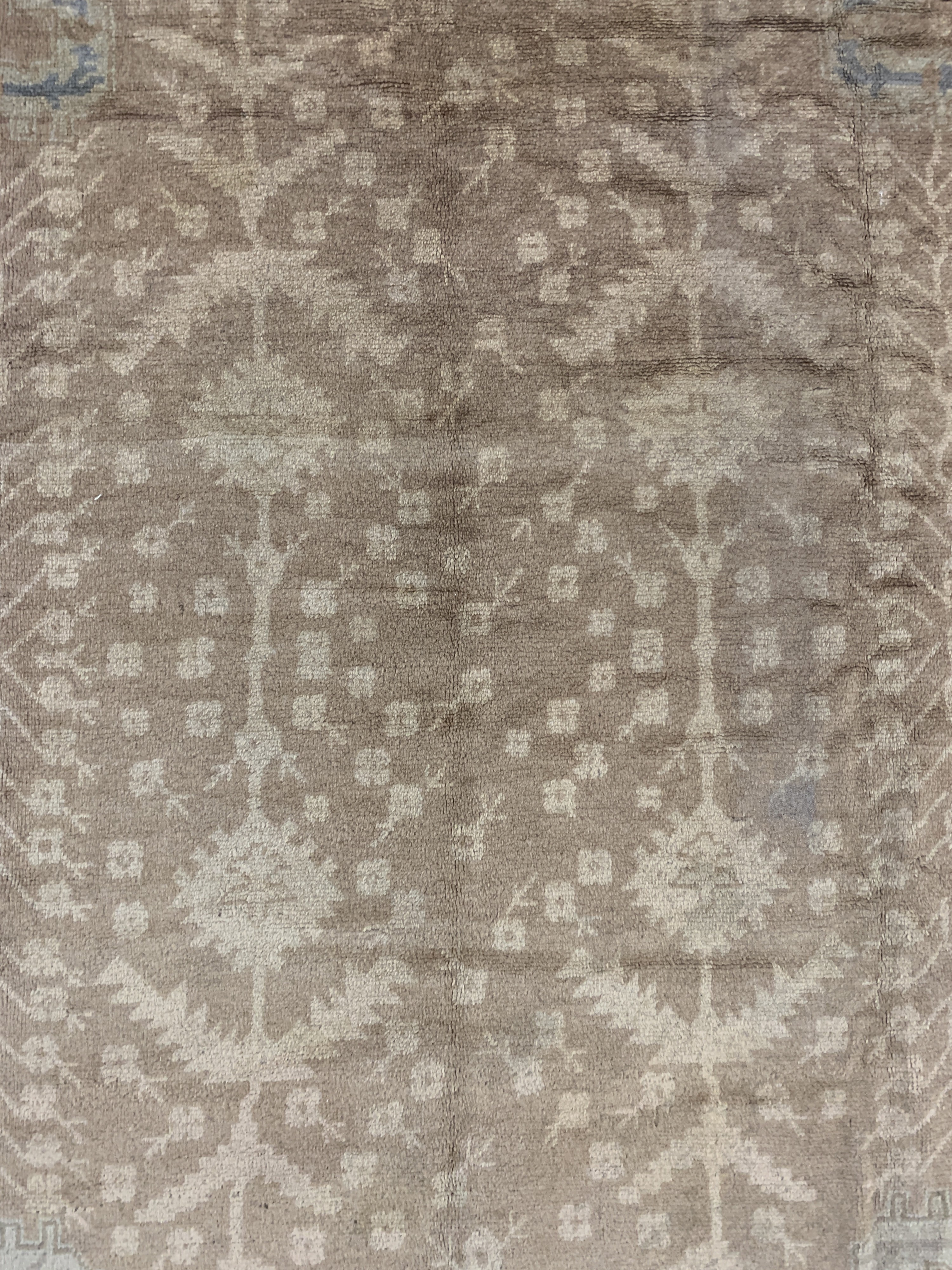 Detail f: Uschak antik, Türkei, um 1900, Wolle auf Baumwolle, ca. 330 x 305 cm, gereinigt, EHZ: 2