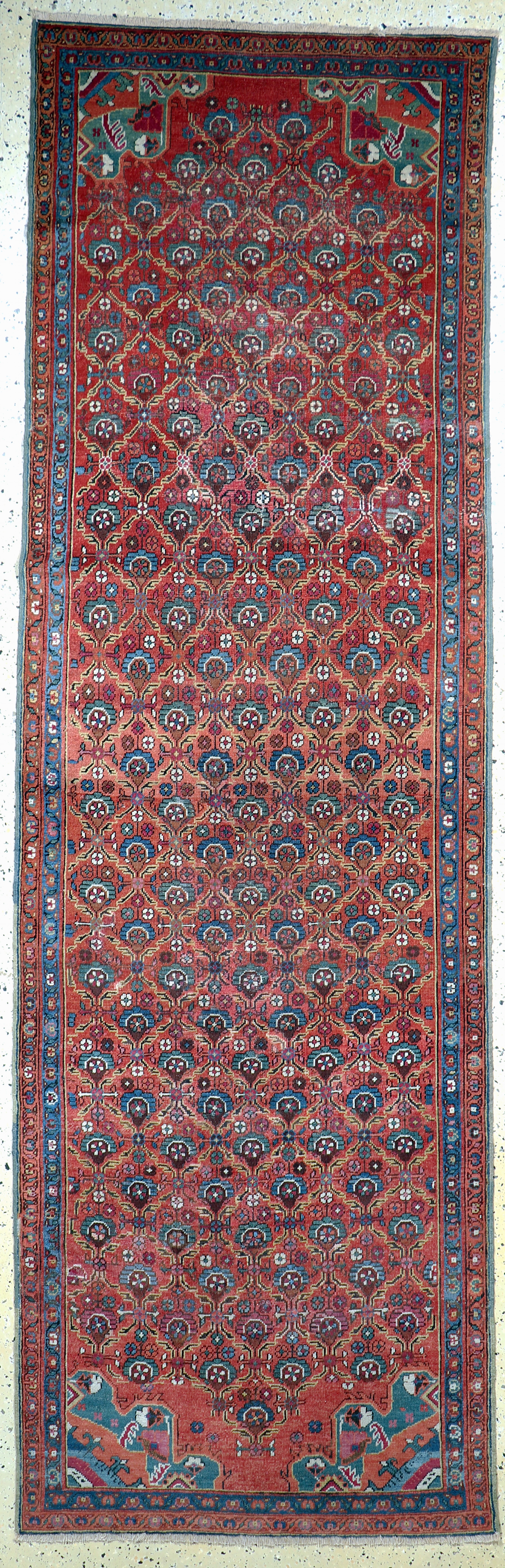 Image 27112522 - Bakhschaisch antik, Persien, 19.Jhd, Wolle auf Baumwolle, ca. 343 x 110 cm, EHZ: 2 ...