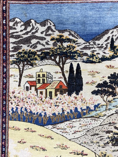 27112504e - Keschan alt, Persien, Anfang 20.Jhd, Wolle auf Baumwolle, ca. 217 x 135 cm, EHZ: 2 ...