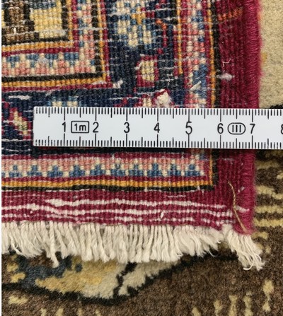 27112504h - Keschan alt, Persien, Anfang 20.Jhd, Wolle auf Baumwolle, ca. 217 x 135 cm, EHZ: 2 ...