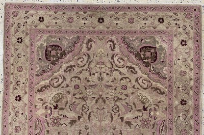 27112508a - Agra antik, Indien, um 1900, Wolle auf Baumwolle, ca. 240 x 125 cm, gereinigt, EHZ: 2 ...