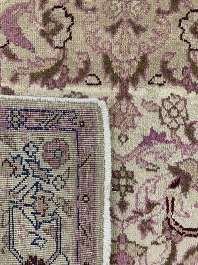 27112508f - Agra antik, Indien, um 1900, Wolle auf Baumwolle, ca. 240 x 125 cm, gereinigt, EHZ: 2 ...