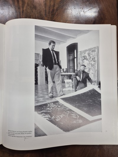 27112510b - Georg Baselitz. Eine fotografische Studie von Edward Quinn, Bern, Benteli 1993, ...