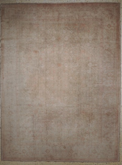 Image Uschak antique, Turkey, 19.Jhd, Wolle auf Wolle, approx. 340 x 255 cm, condition: 3, ...