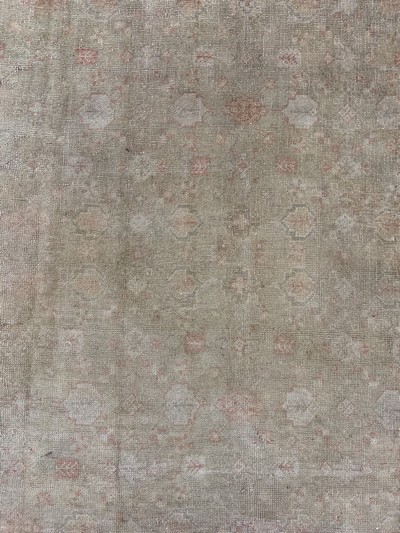 27112513e - Uschak antik, Türkei, 19.Jhd, Wolle auf Wolle, ca. 340 x 255 cm, EHZ: 3, (restauriert) ...