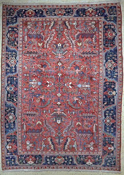 Image Heriz antique, Persia, around 1900, wool on cotton, approx. 325 x 240 cm, cleaned, ...