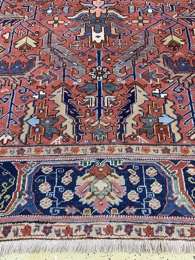 27112514c - Heriz antik, Persien, um 1900, Wolle auf Baumwolle, ca. 325 x 240 cm, gereinigt, EHZ: 2 ...