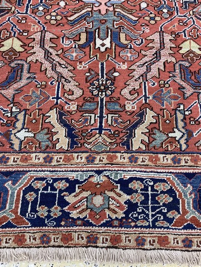 27112514h - Heriz antik, Persien, um 1900, Wolle auf Baumwolle, ca. 325 x 240 cm, gereinigt, EHZ: 2 ...