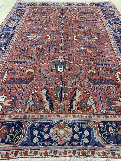 27112514j - Heriz antik, Persien, um 1900, Wolle auf Baumwolle, ca. 325 x 240 cm, gereinigt, EHZ: 2 ...