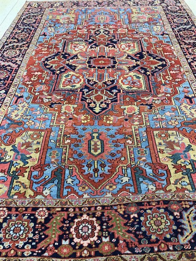 27112516j - Heriz antik, Persien, um 1900, Wolle auf Baumwolle, ca. 360 x 255 cm, gereinigt, EHZ: 2 ...