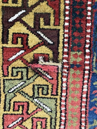 27112523f - Shahsawan antik, Persien, um 1900, Wolle auf Wolle, ca. 500 x 115 cm, gereinigt, EHZ: ...