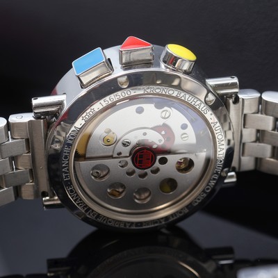 27113039d - ALAIN SILBERSTEIN Krono Bauhaus auf 500 Stück limitierter Armbandchronograph, ...