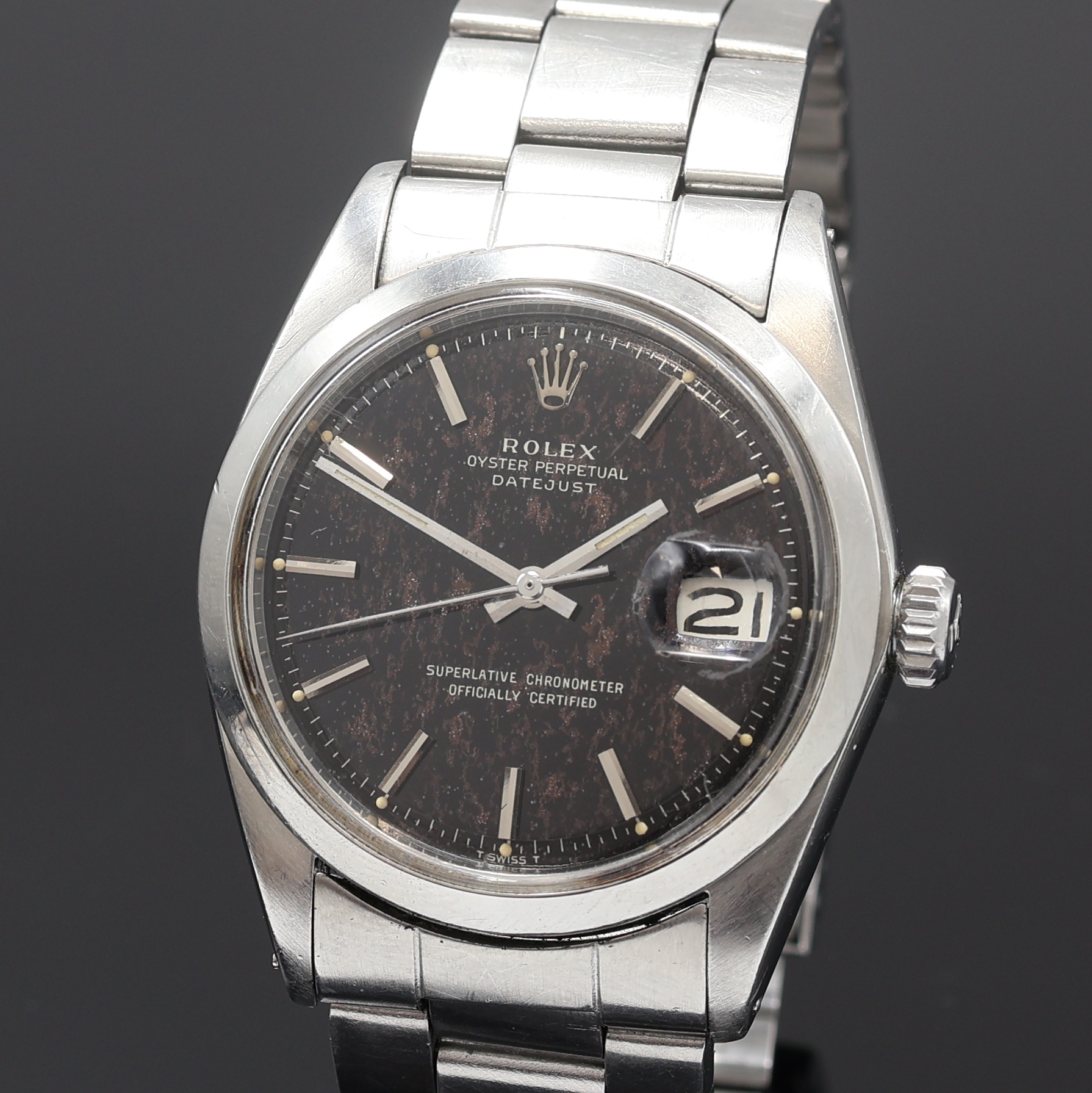Detail a: ROLEX Oyster Perpetual Datejust Armbanduhr Referenz 1600, Schweiz 3. Quartal 1964, Automatik, Chronometer der Superlative in Edelstahl inkl. orig. ...