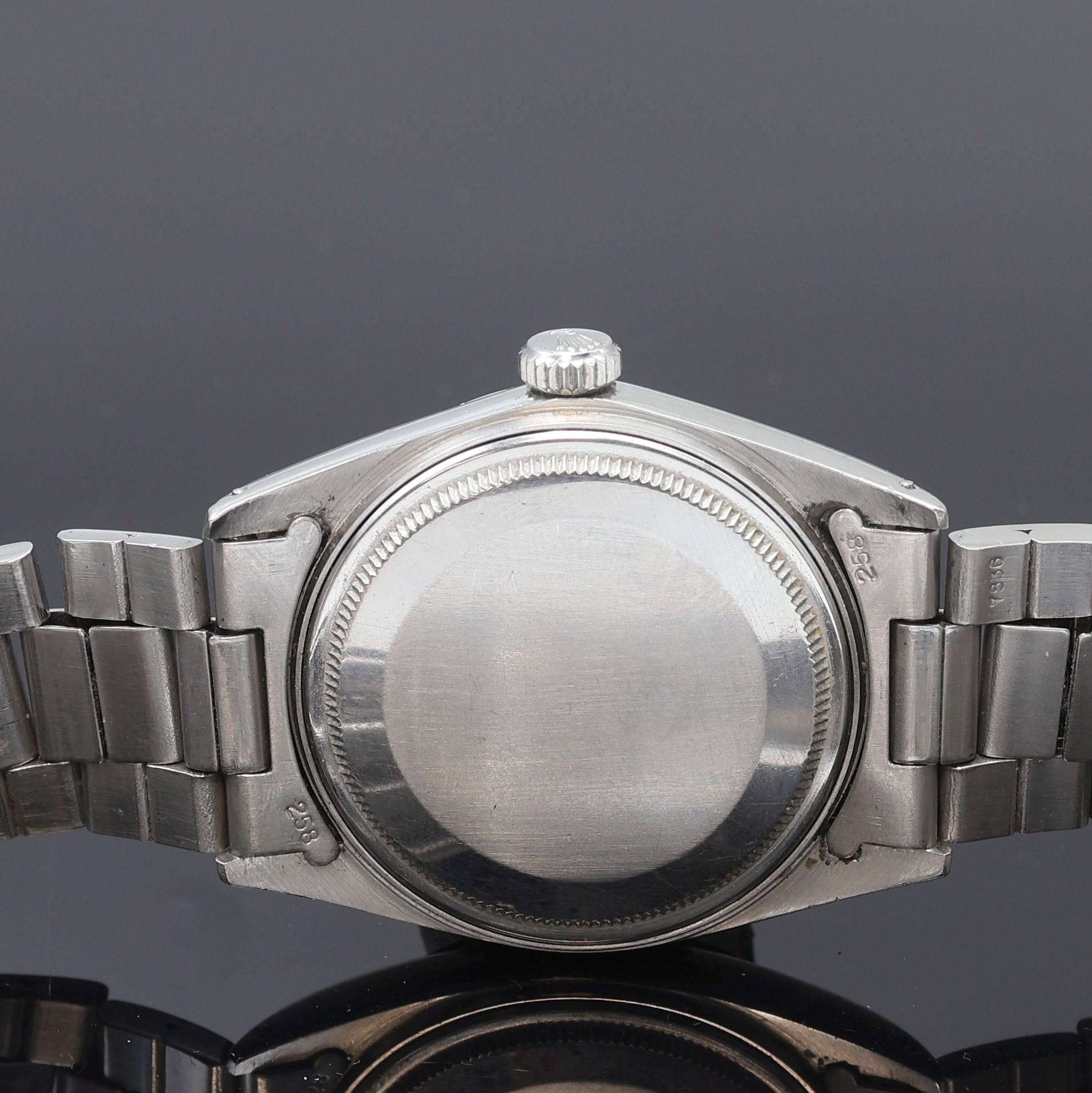 Detail d: ROLEX Oyster Perpetual Datejust Armbanduhr Referenz 1600, Schweiz 3. Quartal 1964, Automatik, Chronometer der Superlative in Edelstahl inkl. orig. ...
