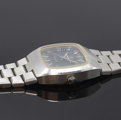 27113145c - GIRARD PERREGAUX Herrenarmbanduhr, Schweiz um 1970, quarz, massives Stahlgeh. inkl. ...