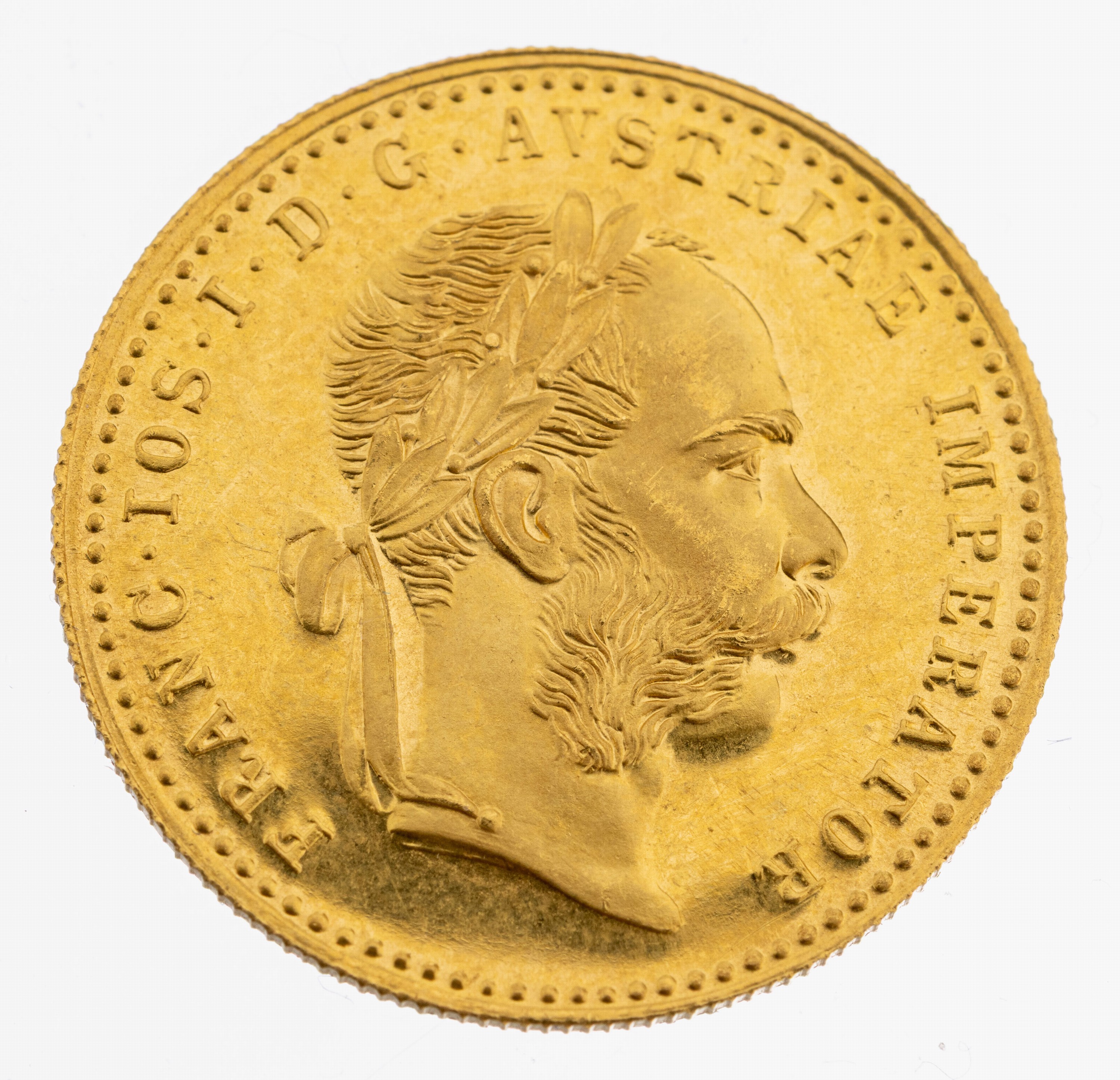 Image 27113264 - Goldmünze, 1 Dukat, Österreich-Ungarn, 1915, Franz Joseph I., offizielle Nachprägung