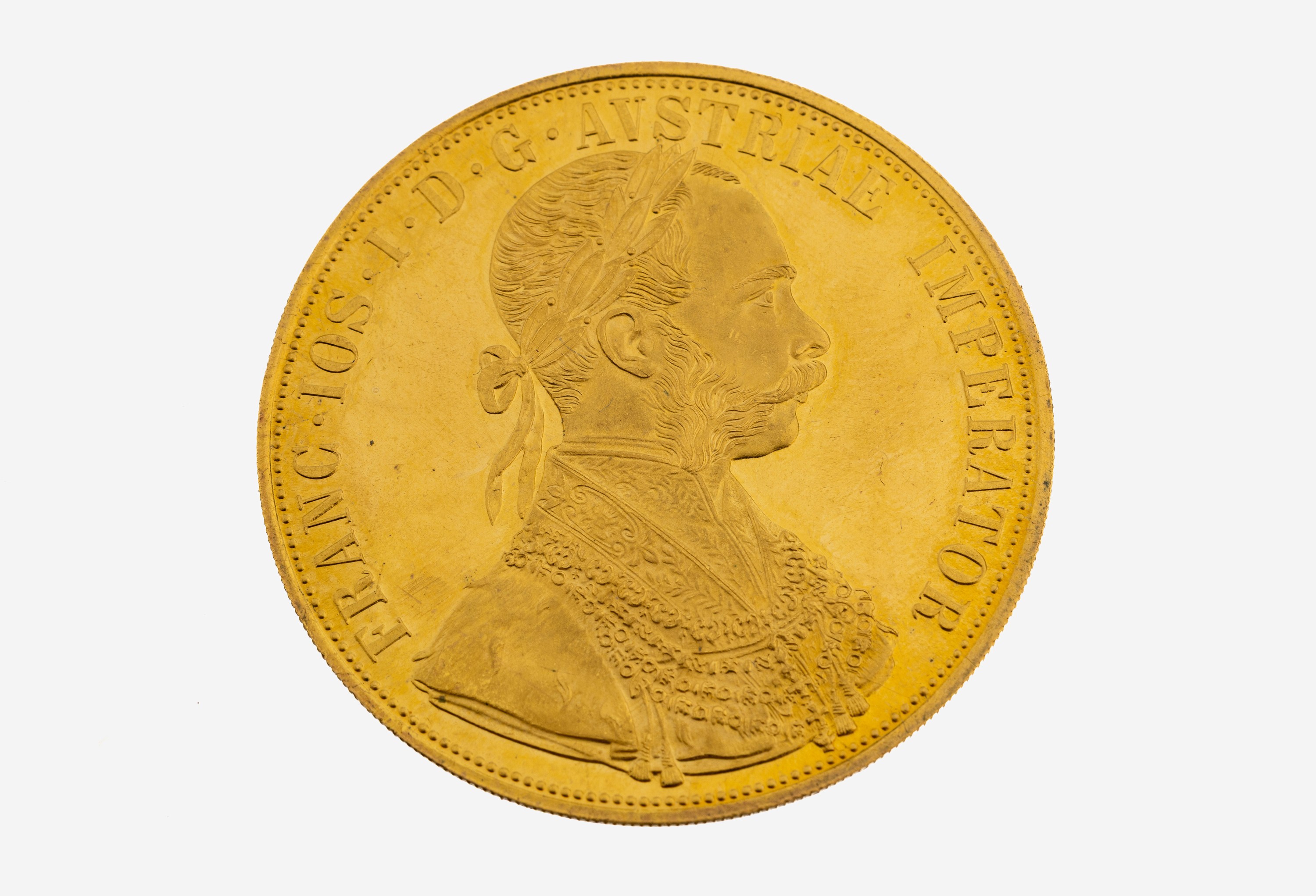 Image 27113265 - Goldmünze, 4 Dukaten, Österreich-Ungarn, 1915, Franz Joseph I., offizielle ...