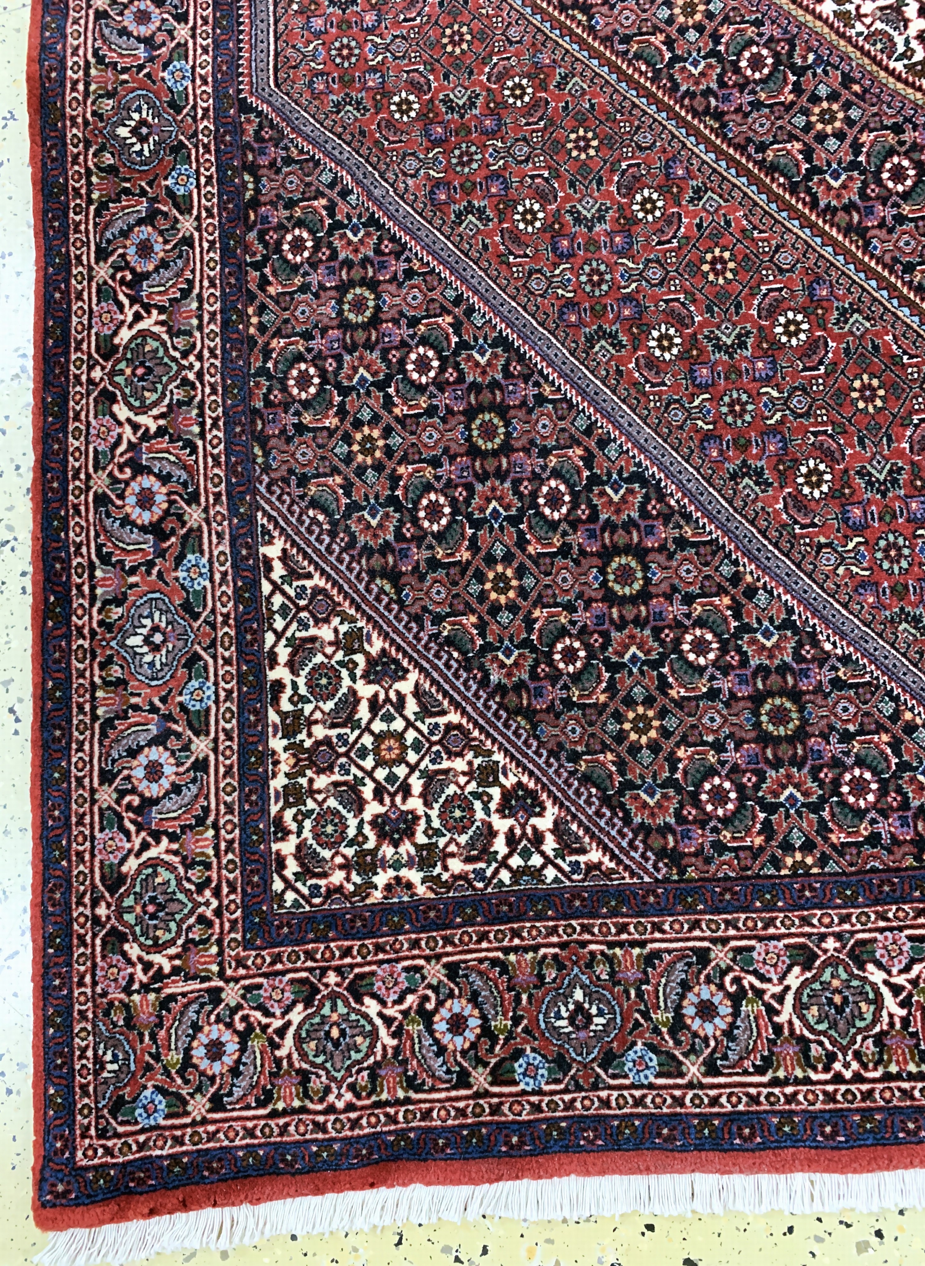 Detail b: Bidjar fein, Persien, Ende 20.Jhd, Korkwolle, ca. 208 x 150 cm, EHZ: 2