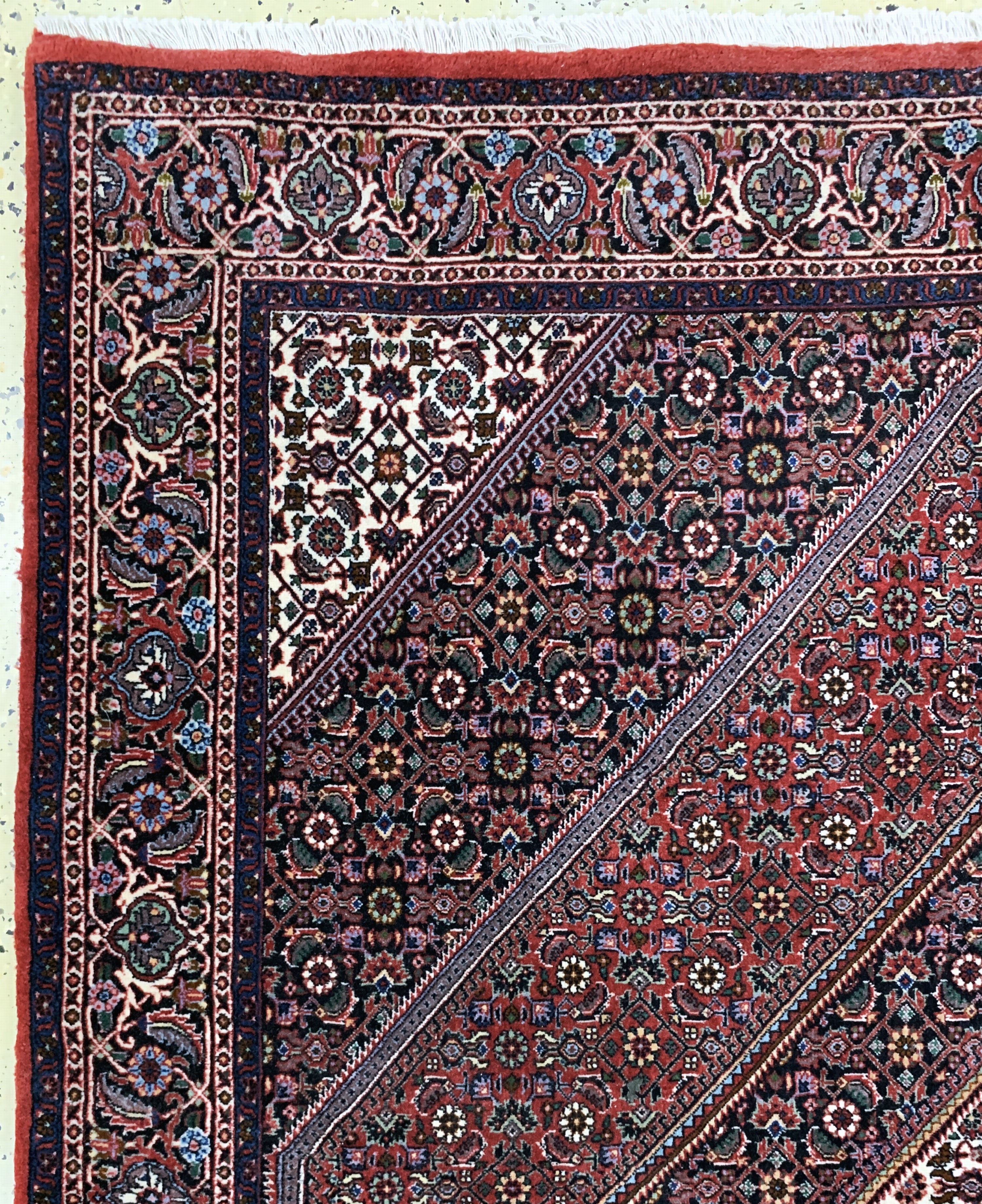 Detail d: Bidjar fein, Persien, Ende 20.Jhd, Korkwolle, ca. 208 x 150 cm, EHZ: 2