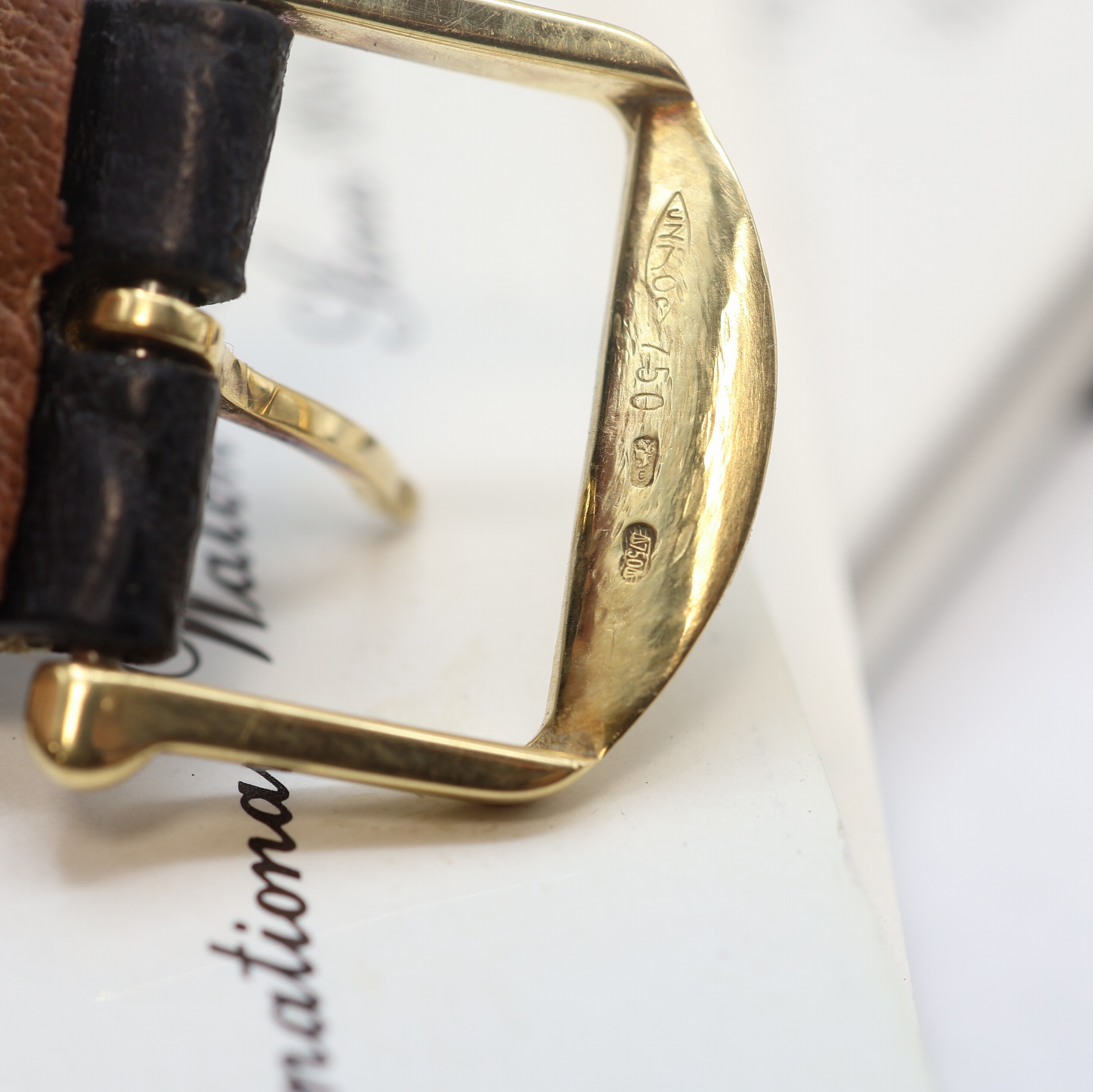 Detail d: IWC feiner und seltener, astronomischer Armbandchronograph Modell Da Vinci mit ewigem Kalender Referenz 3755, Automatik, Keramik und GG 750/000 ...