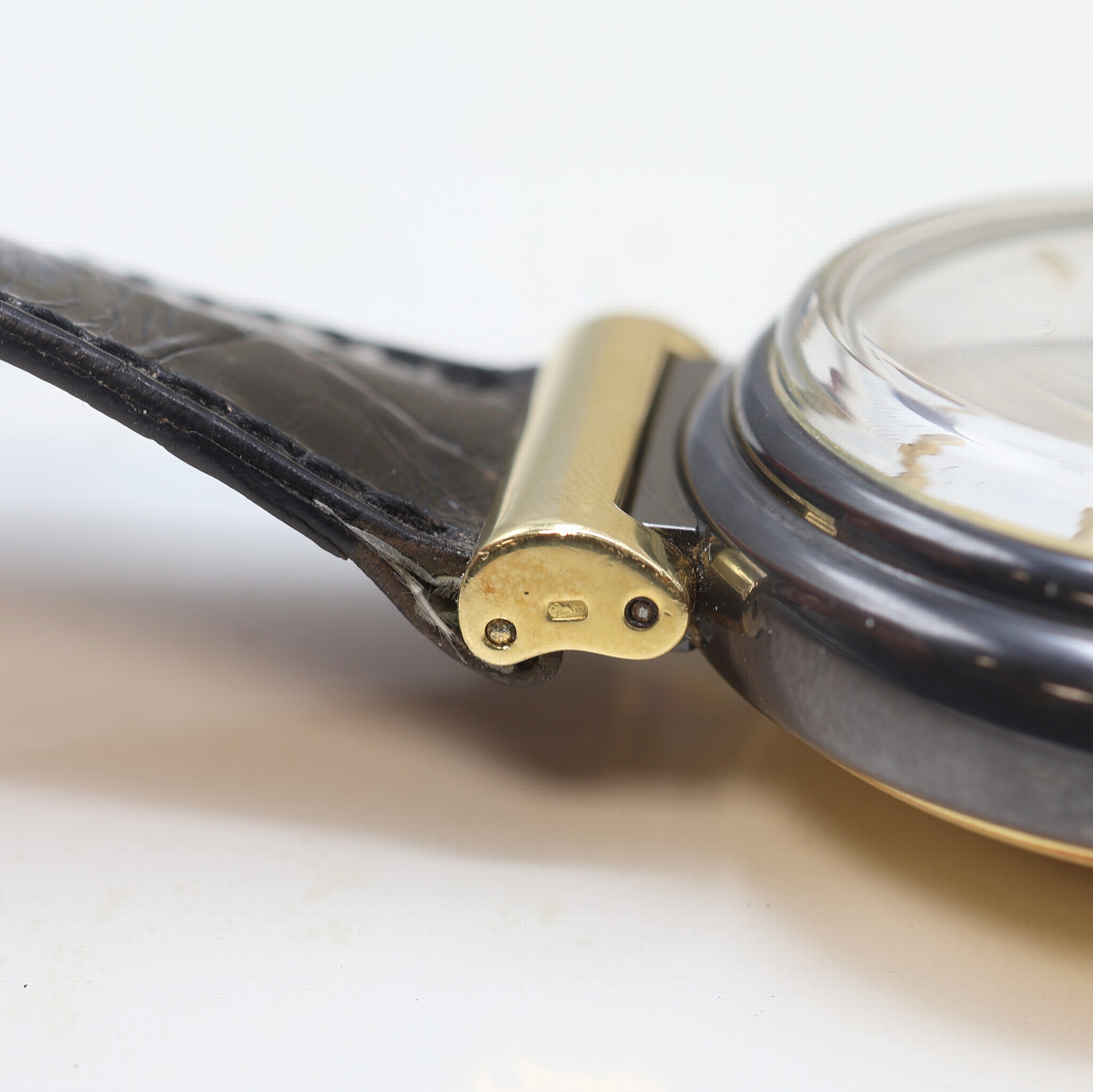 Detail e: IWC feiner und seltener, astronomischer Armbandchronograph Modell Da Vinci mit ewigem Kalender Referenz 3755, Automatik, Keramik und GG 750/000 ...