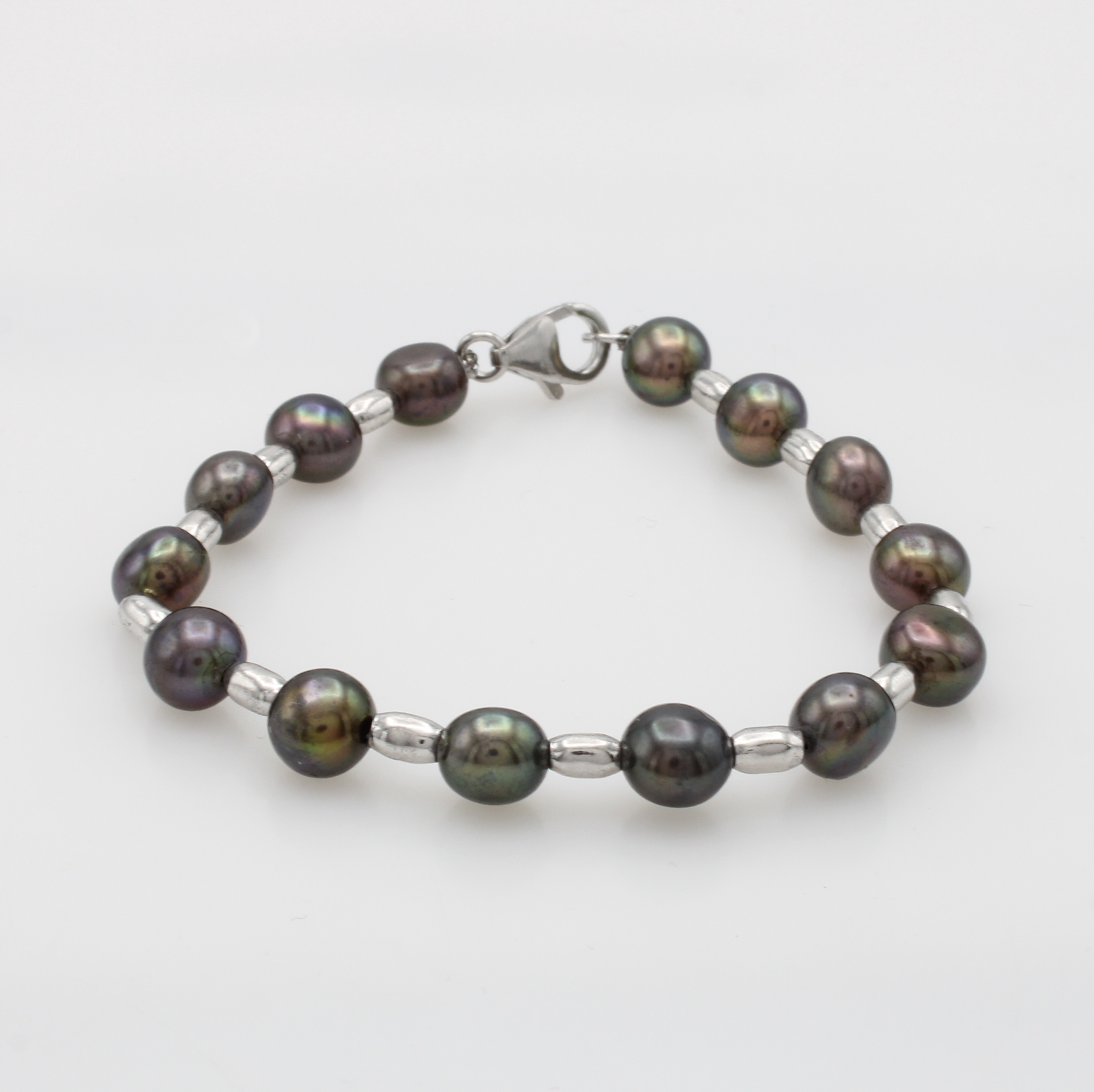 Image 27114518 - Armband mit Süßwasserzuchtperlen, Silber 925/000, L. ca. 19 cm