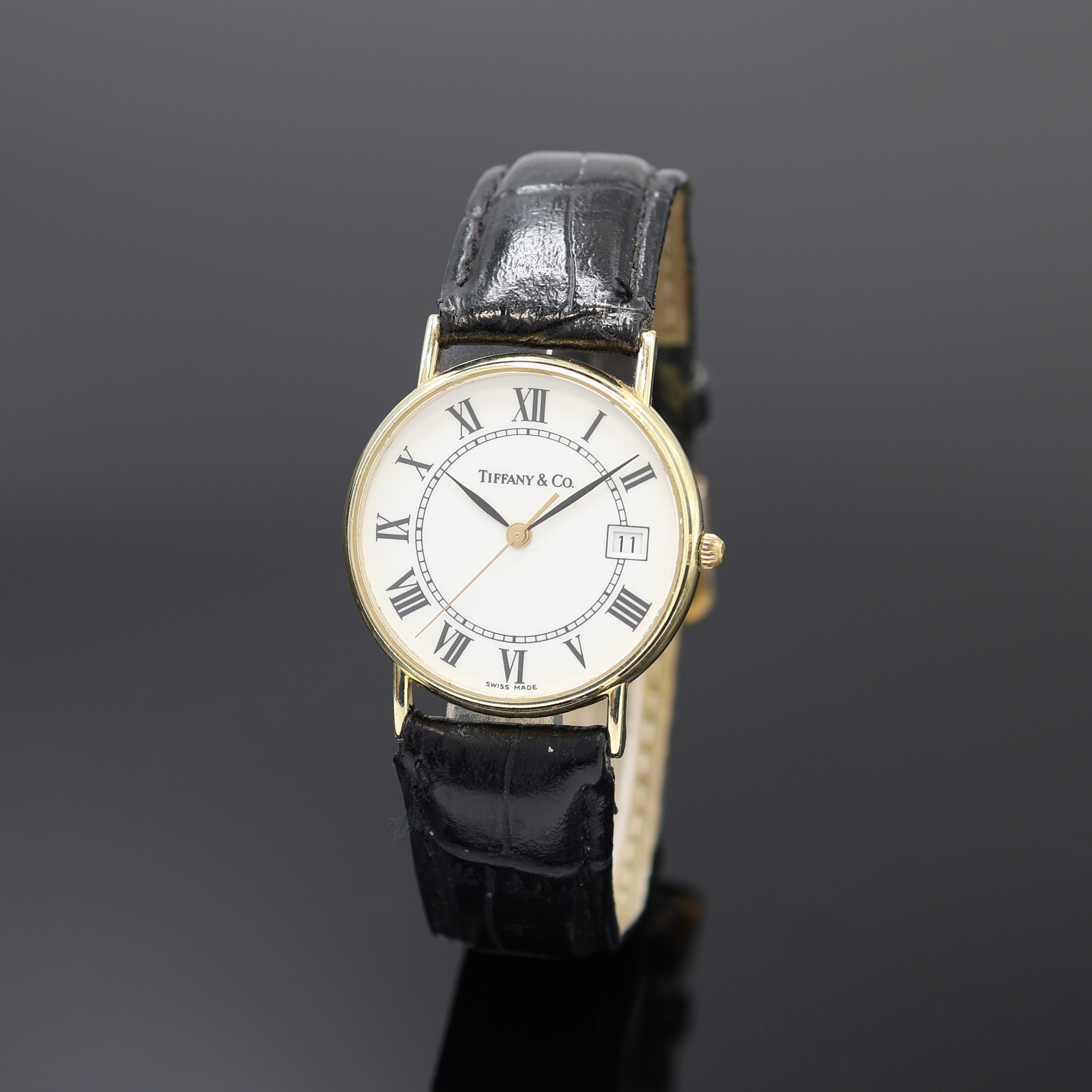 Image 27114759 - Tiffany & Co. Armbanduhr in GG 585/000 Referenz 124.1003, quarz, Schweiz um 1985, ...