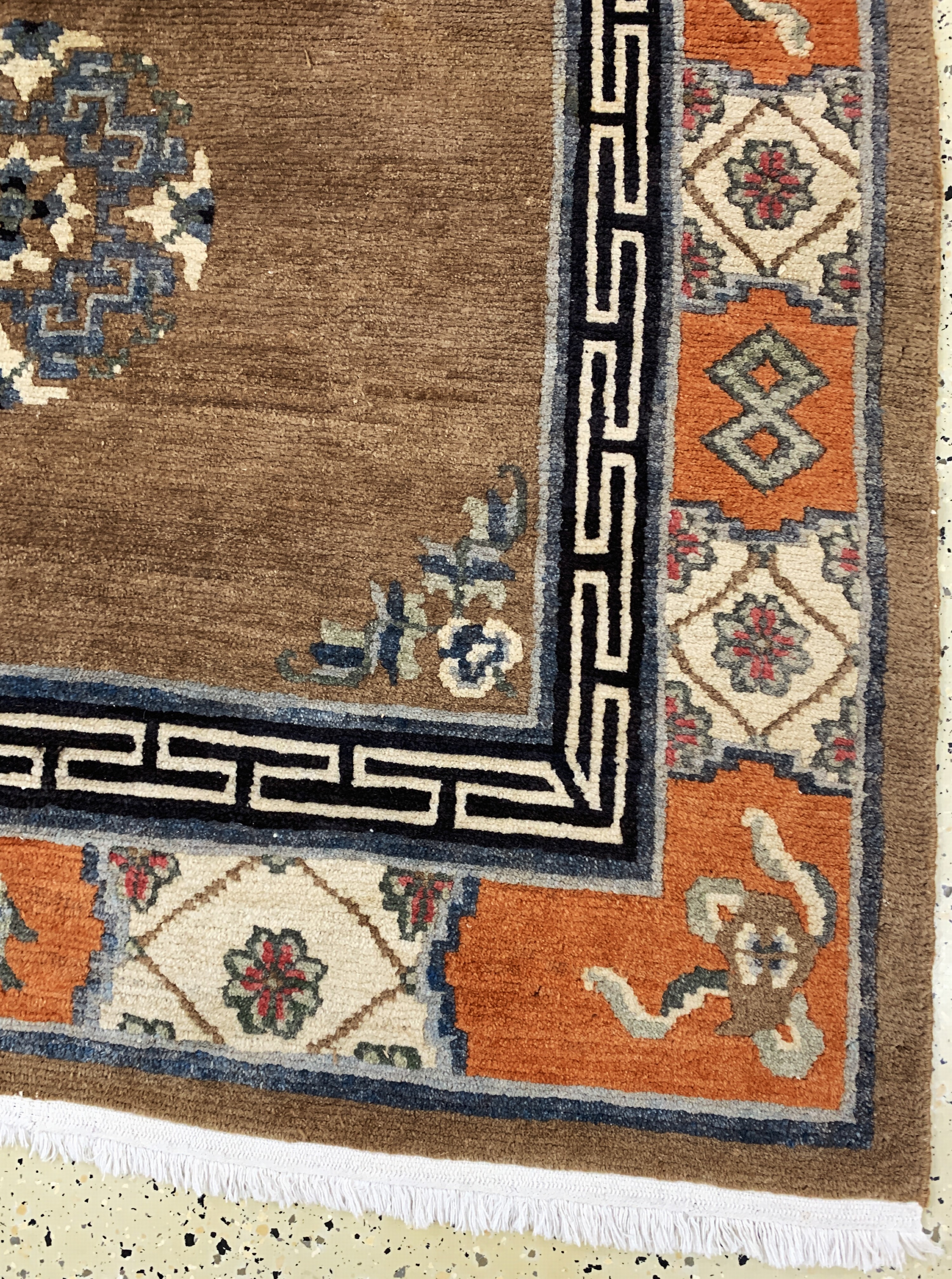 Detail a: Nepal, Ende 20.Jhd., Wolle auf Baumwolle, ca. 195 x 150 cm, EHZ: 2
