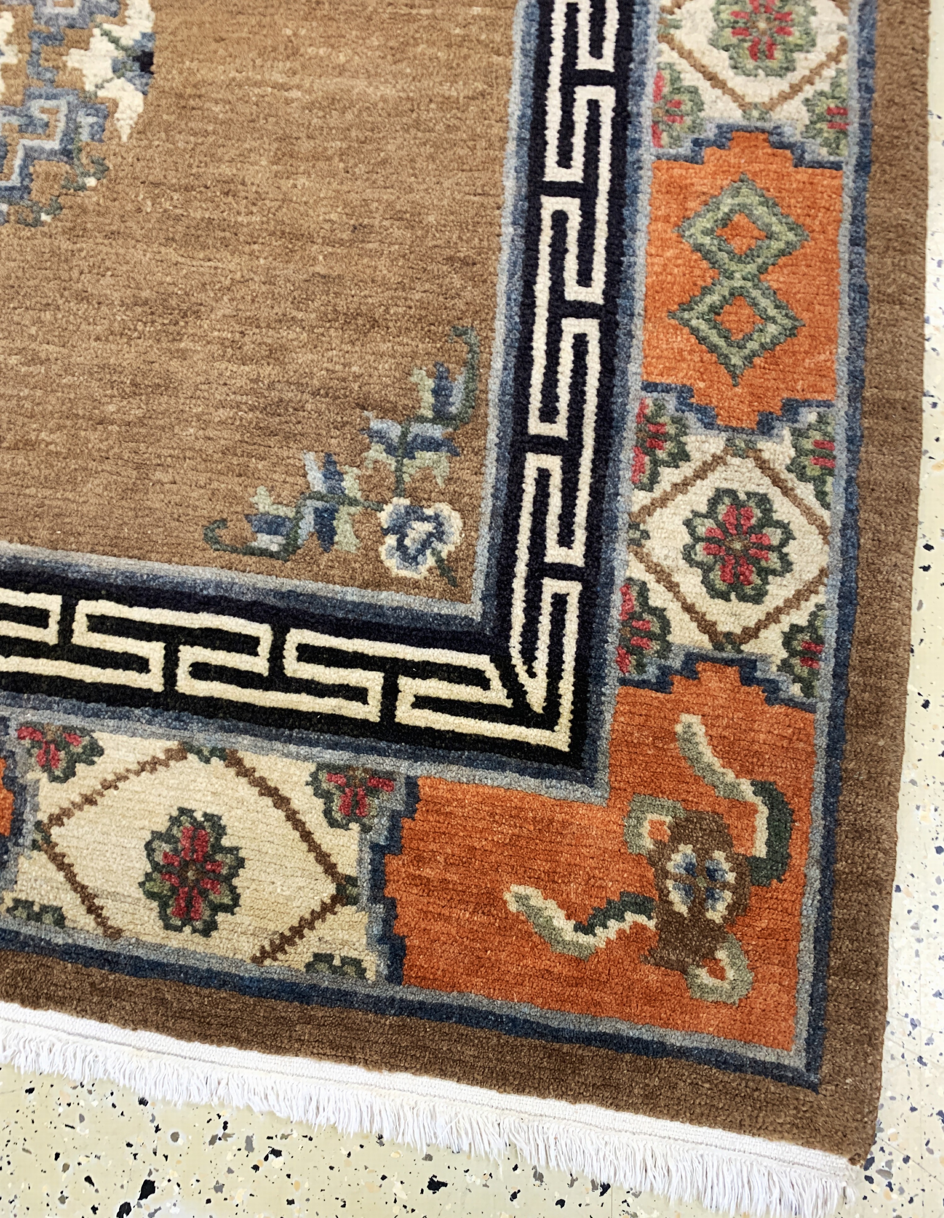 Detail c: Nepal, Ende 20.Jhd., Wolle auf Baumwolle, ca. 195 x 150 cm, EHZ: 2