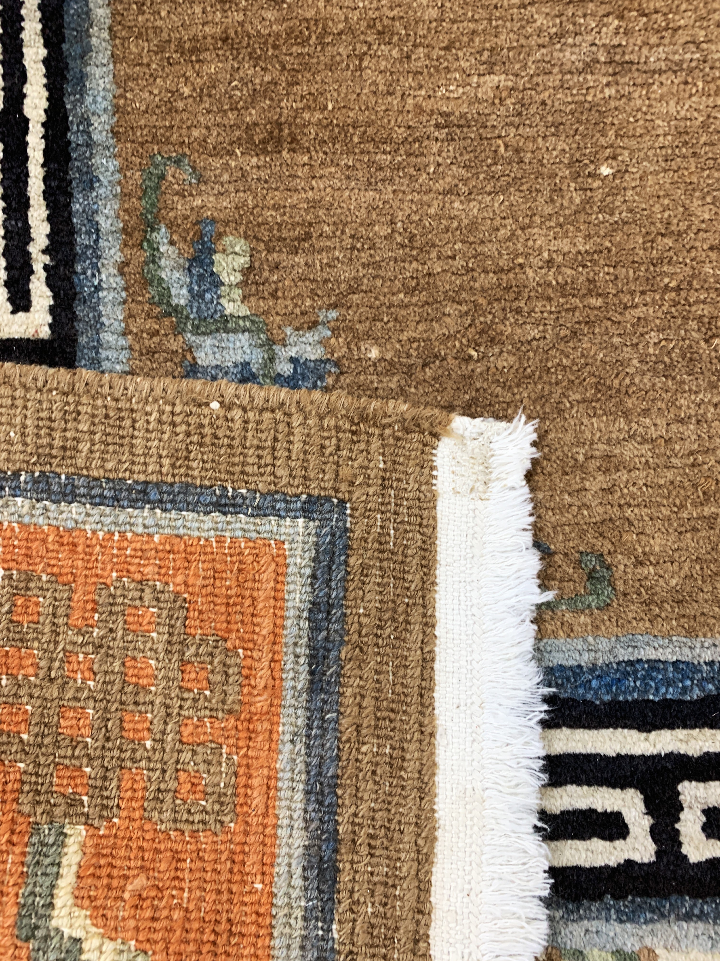 Detail g: Nepal, Ende 20.Jhd., Wolle auf Baumwolle, ca. 195 x 150 cm, EHZ: 2