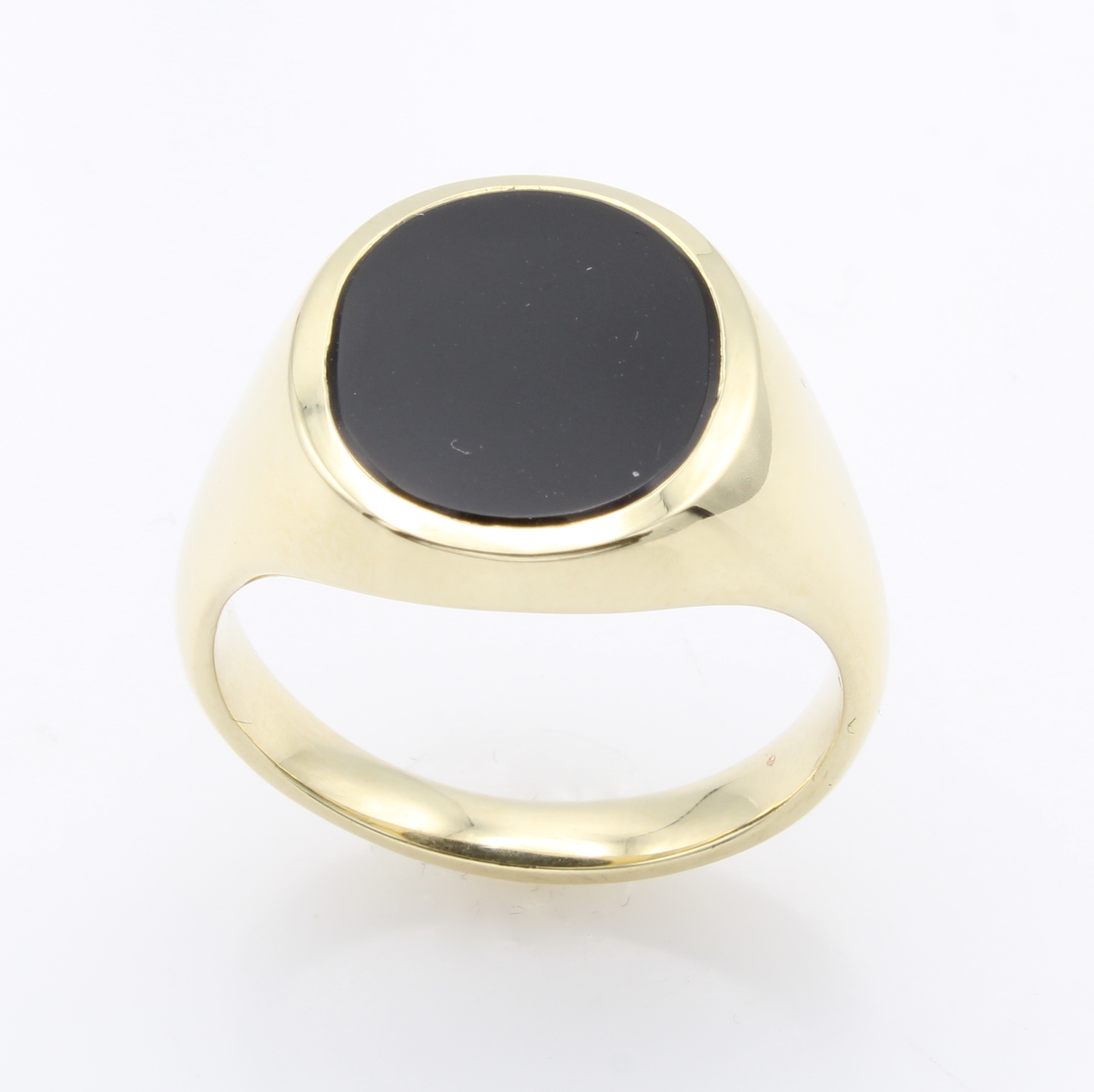 Image 27115079 - Herrenring mit Onyx, GG 585/000, RW ca. 62 Schätzpreis: 3980, - EUR