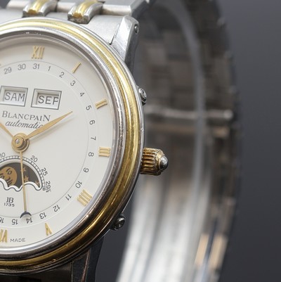 27115078a - BLANCPAIN astronomische Herrenarmbanduhr mit Vollkalenderanzeige Serie Villeret, ...