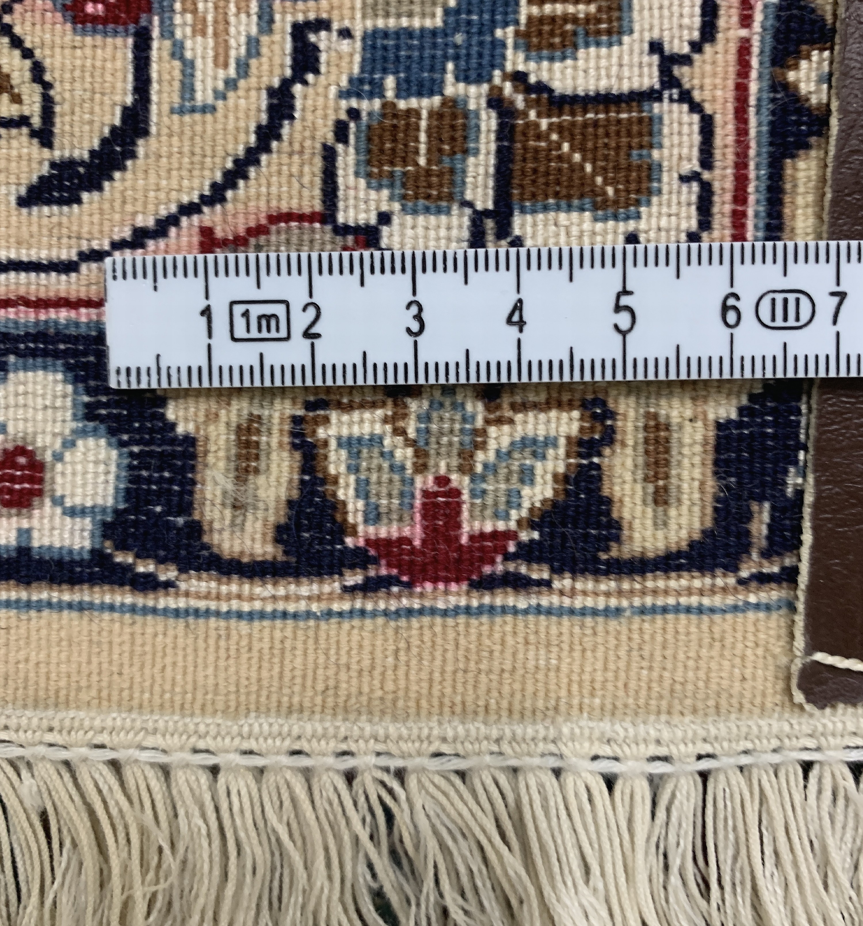 Detail j: Nain fein(6 La), Persien, Mitte 20.Jhd, Korkwolle mit Seide, ca. 359 x 259 cm, ca. 1,0Mio. Kn/qm, EHZ: 2