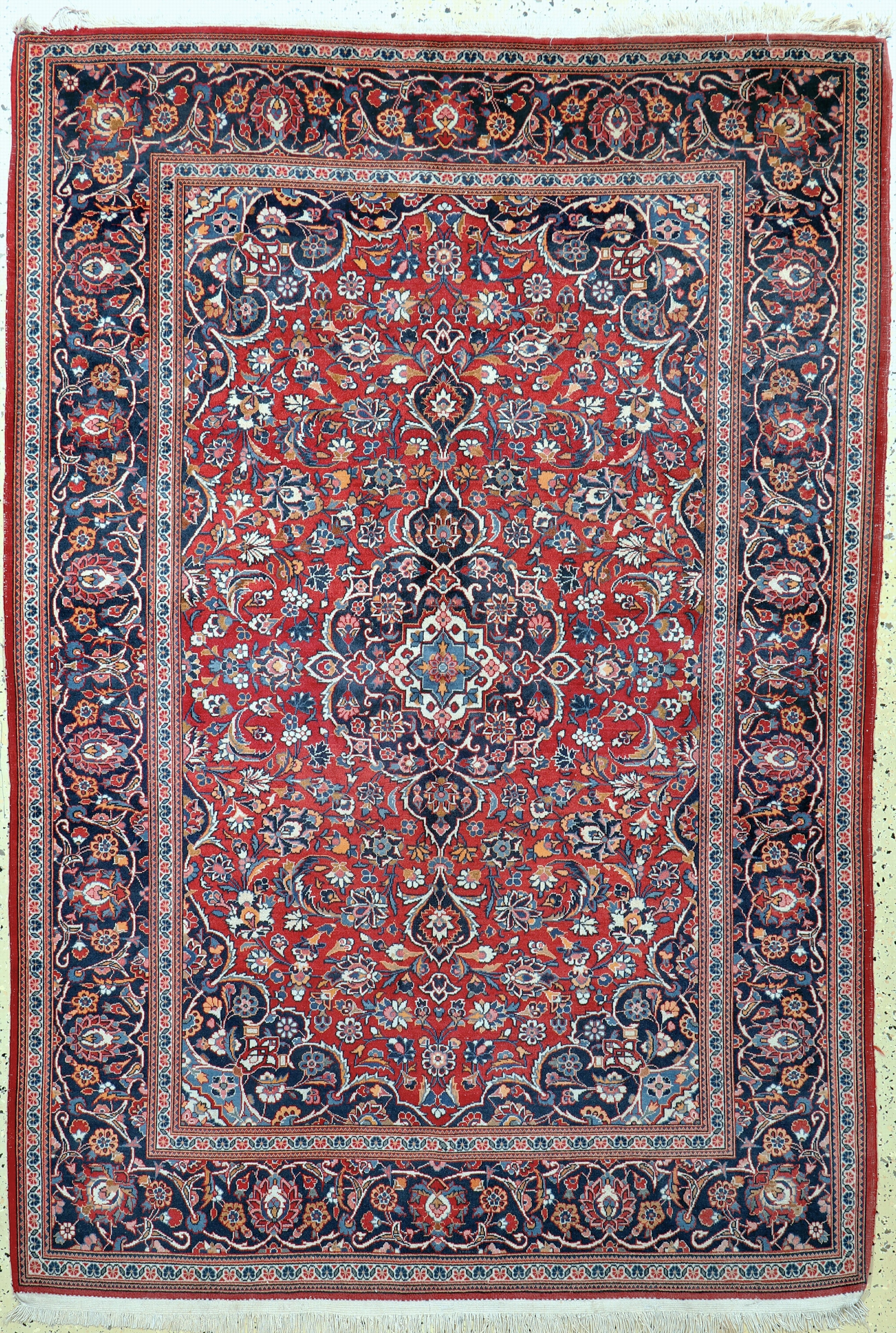Image 27115196 - Keschan Kork, Persien, Mitte 20.Jhd, Korkwolle auf Baumwolle, ca. 199 x 140 cm, EHZ: 2 ...
