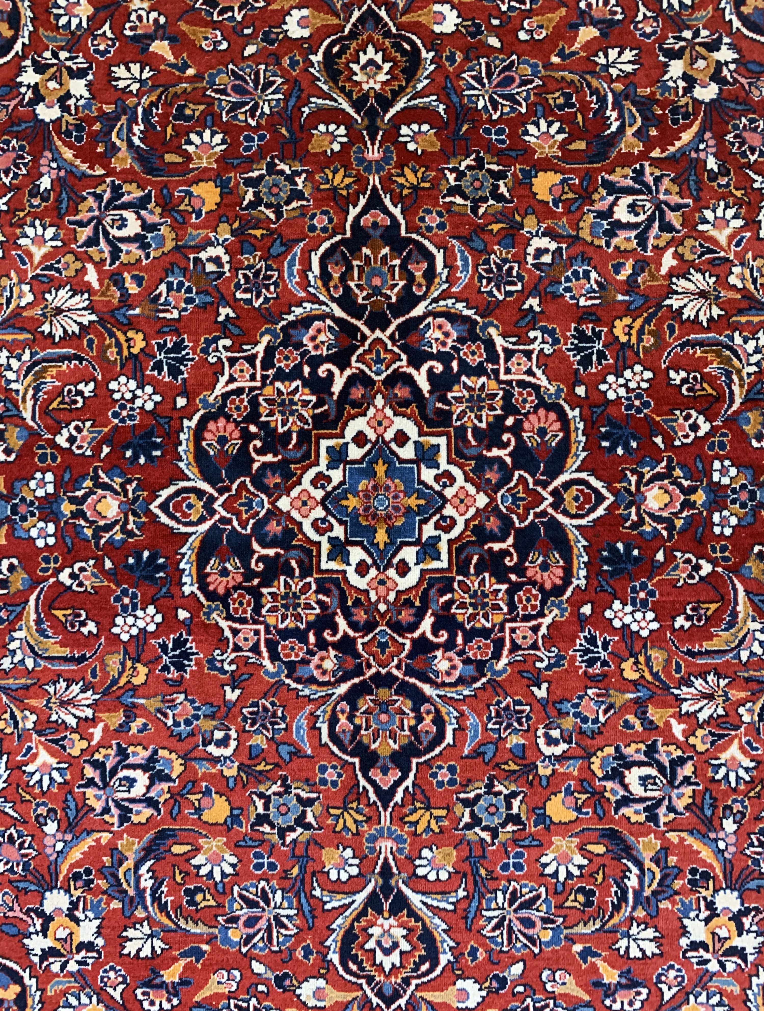 Detail c: Keschan Kork, Persien, Mitte 20.Jhd, Korkwolle auf Baumwolle, ca. 199 x 140 cm, EHZ: 2