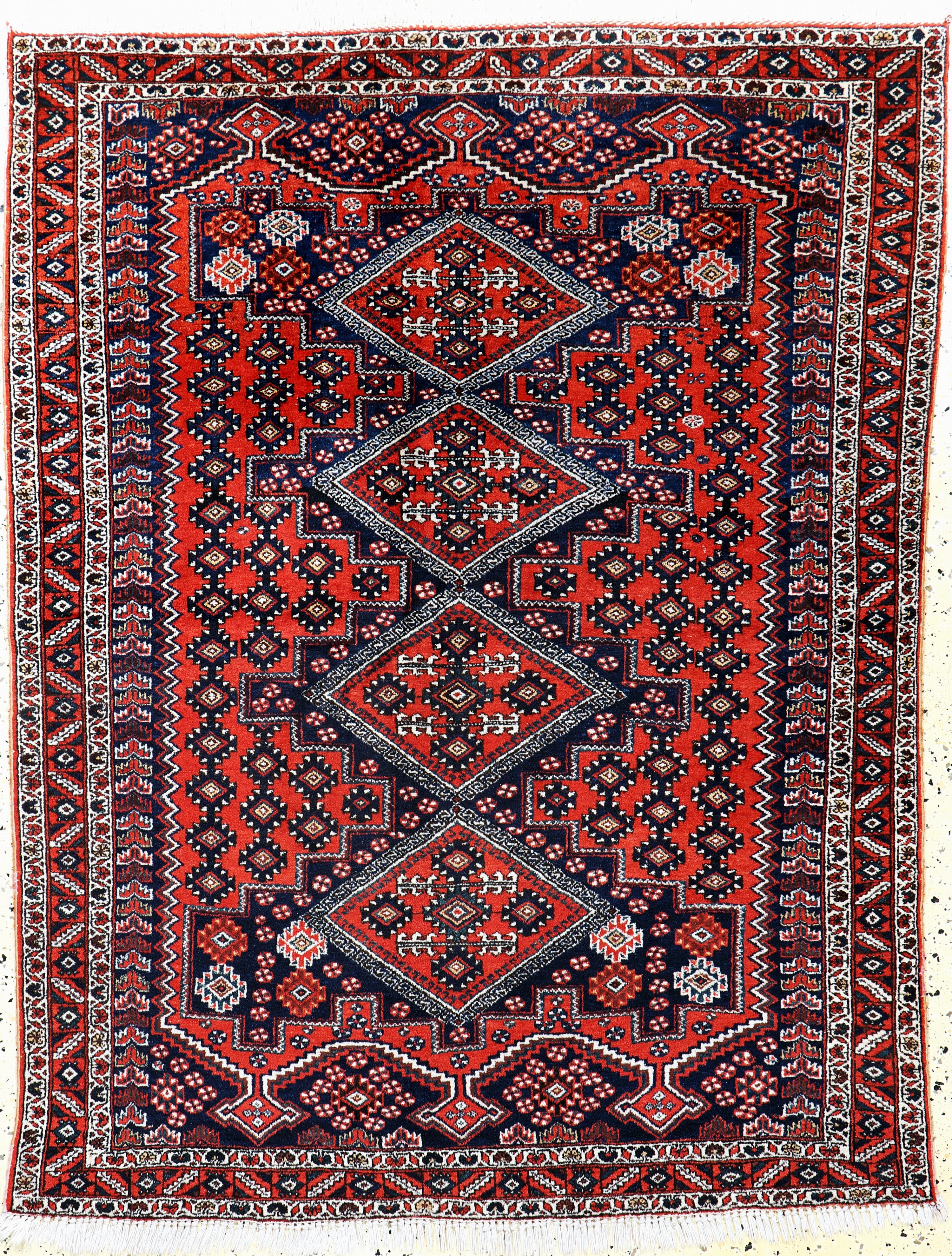 Image 27115198 - Afschar, Persien, Mitte 20.Jhd, Wolle auf Baumwolle, ca. 170 x 135 cm, EHZ: 2 ...