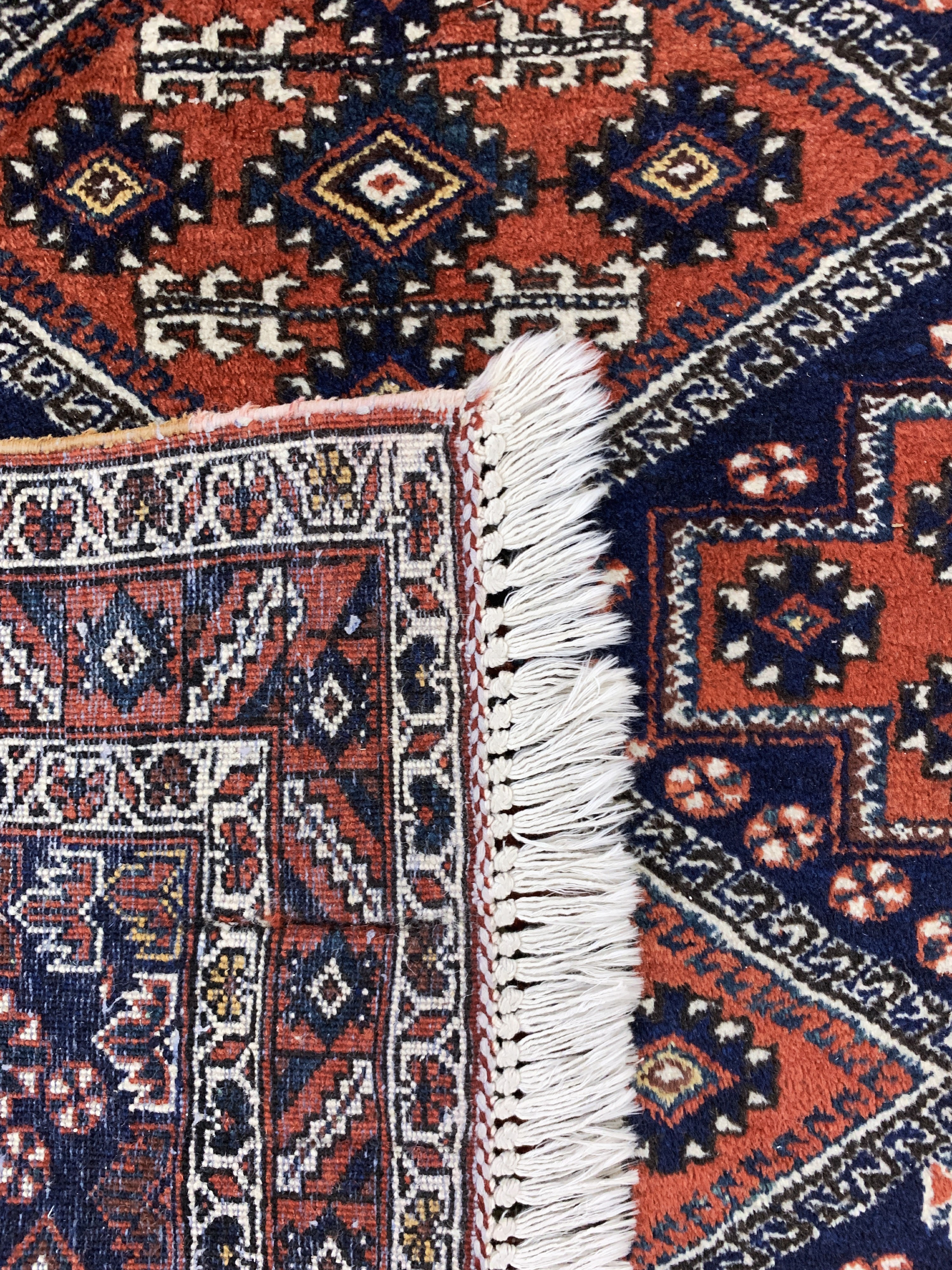 Detail f: Afschar, Persien, Mitte 20.Jhd, Wolle auf Baumwolle, ca. 170 x 135 cm, EHZ: 2