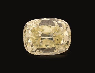 27115162a - Loser Diamant 0.76 ct Natural Fancy Yellow/si,im Kissenschliff, Politur gut, GIA ...