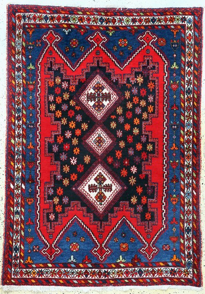 Image Sirjan, Persien, Mitte 20.Jhd, Wolle auf Baumwolle, ca. 209 x 149 cm, EHZ: 2 ...