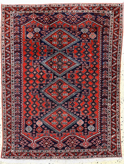 Image Afschar, Persien, Mitte 20.Jhd, Wolle auf Baumwolle, ca. 170 x 135 cm, EHZ: 2 ...